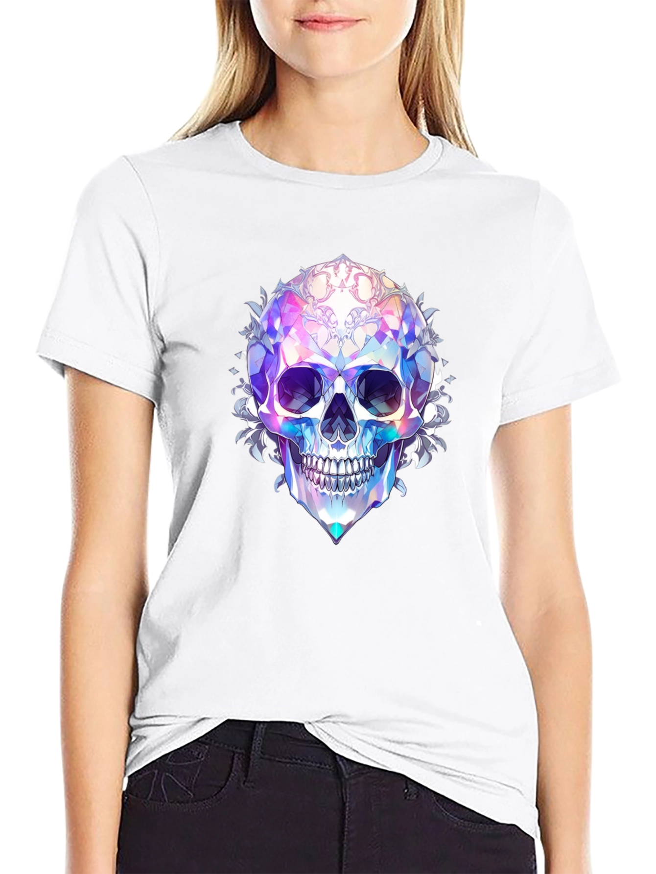 Prismatic Skull Graphic Tee