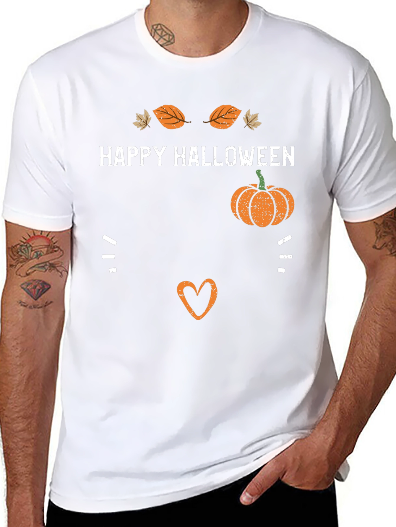 Happy Halloween Pumpkin Maternity T-Shirt