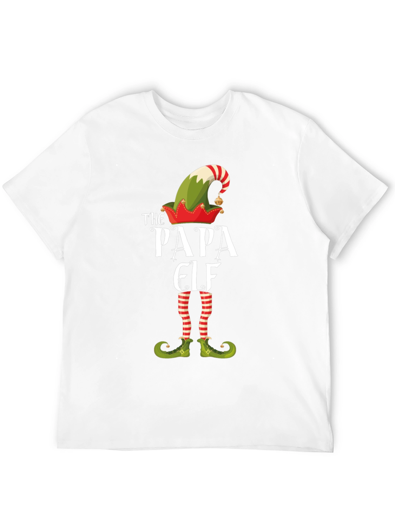 The Papa Elf Christmas Graphic Tee Shirt