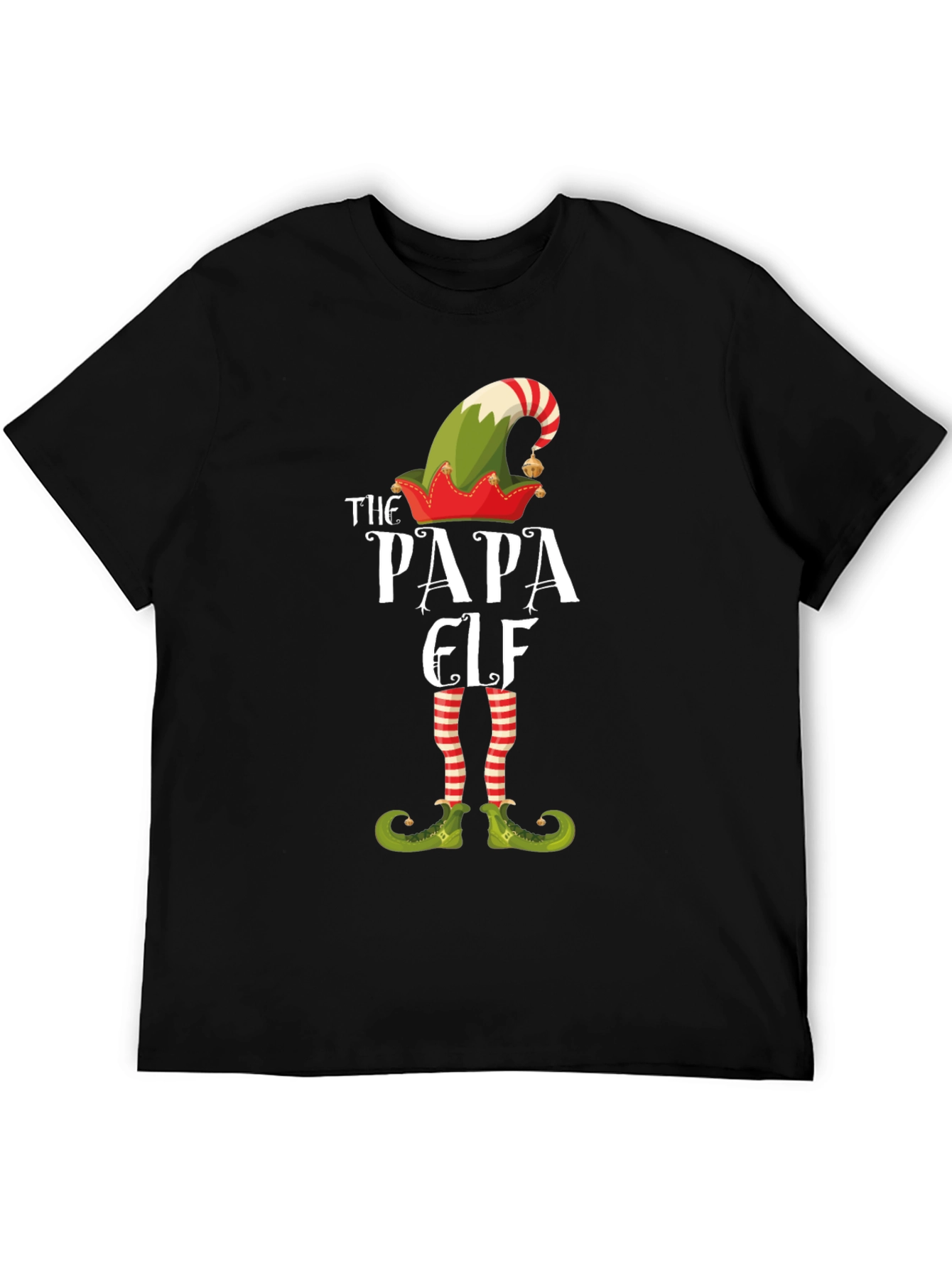 The Papa Elf Christmas Graphic Tee Shirt