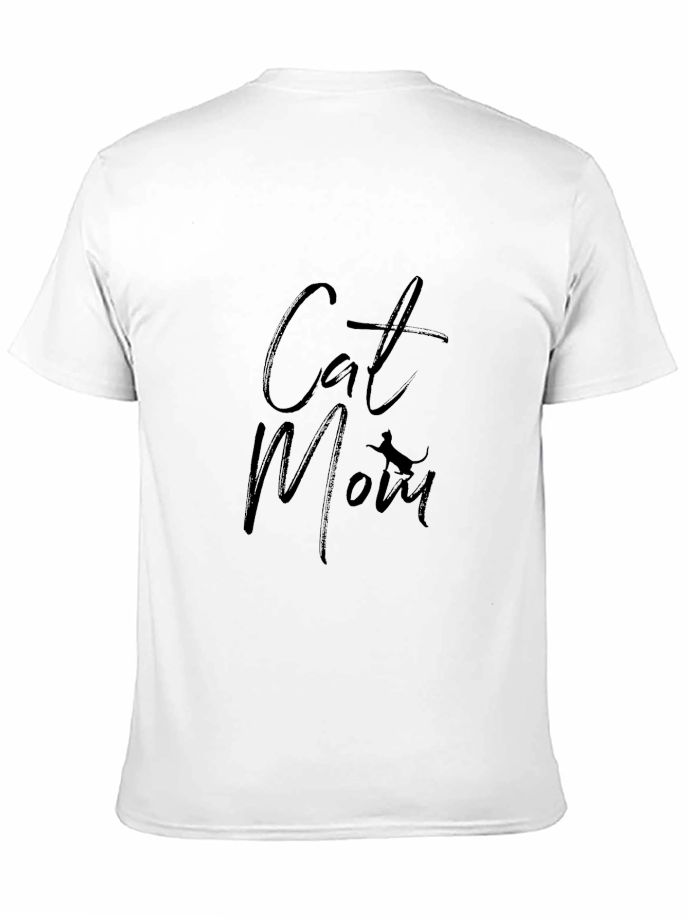 Cat Mom T-Shirt - Black Tee