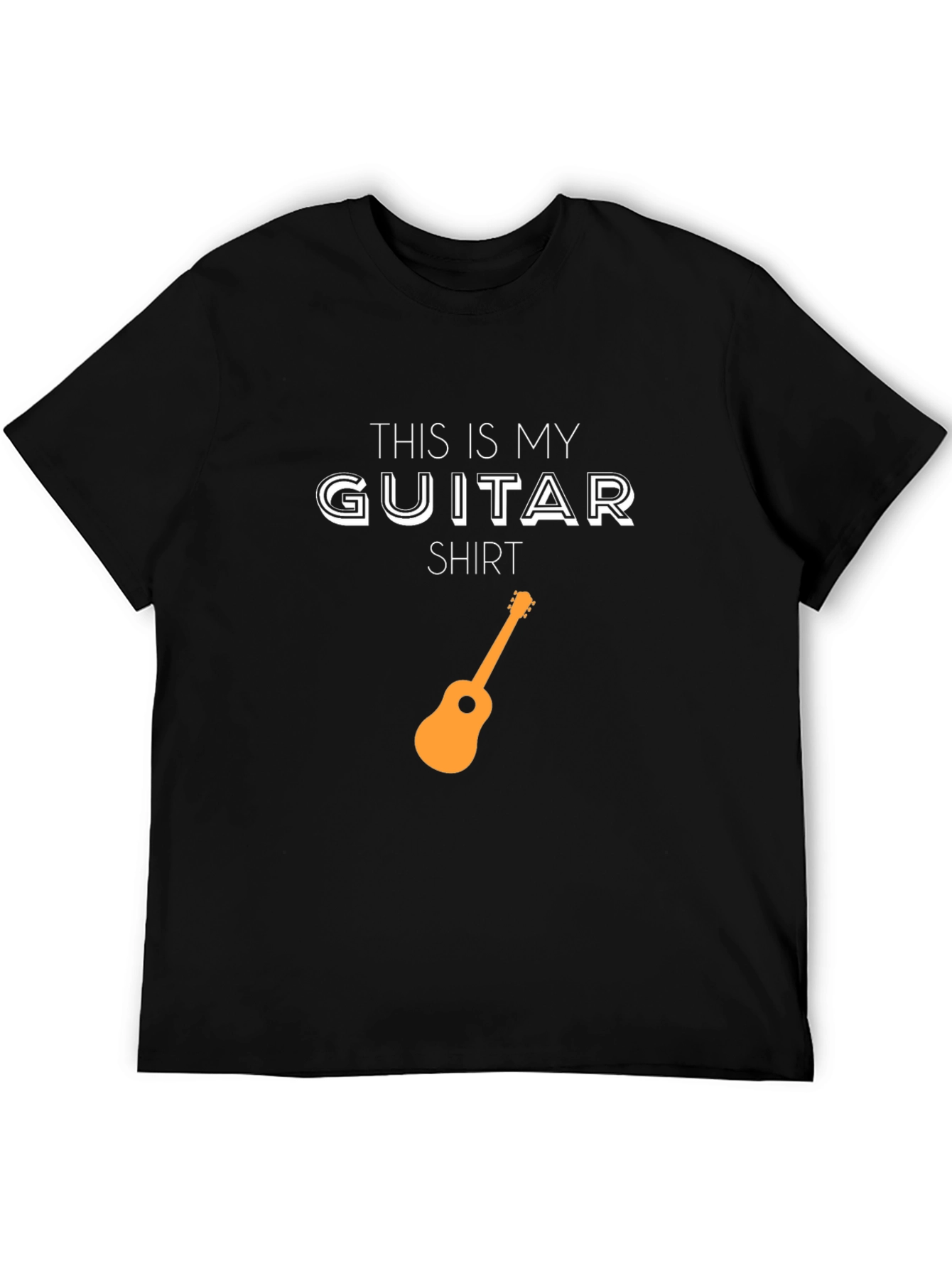 This Is My Guitar Shirt - Black Tee