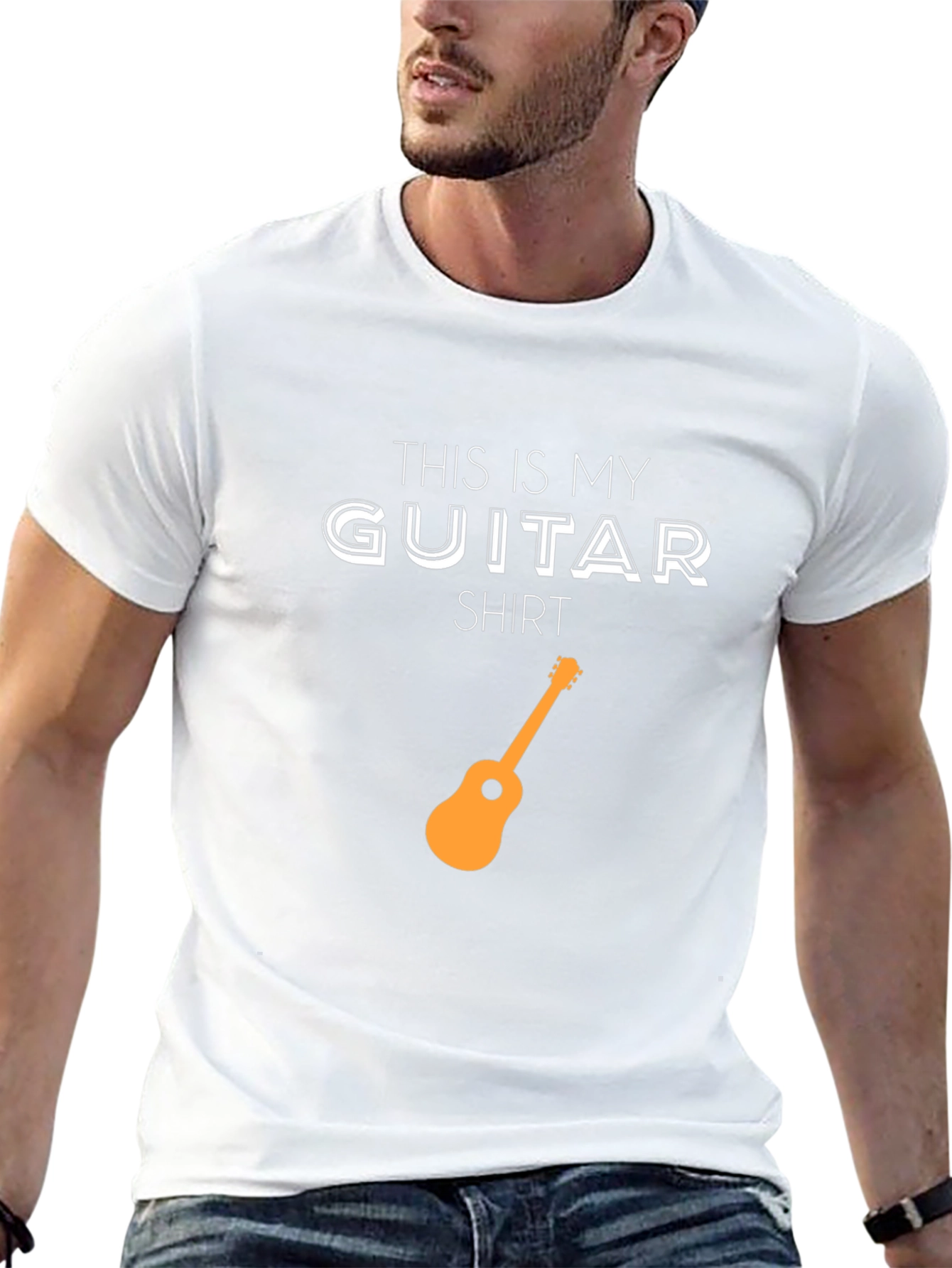This Is My Guitar Shirt - Black Tee