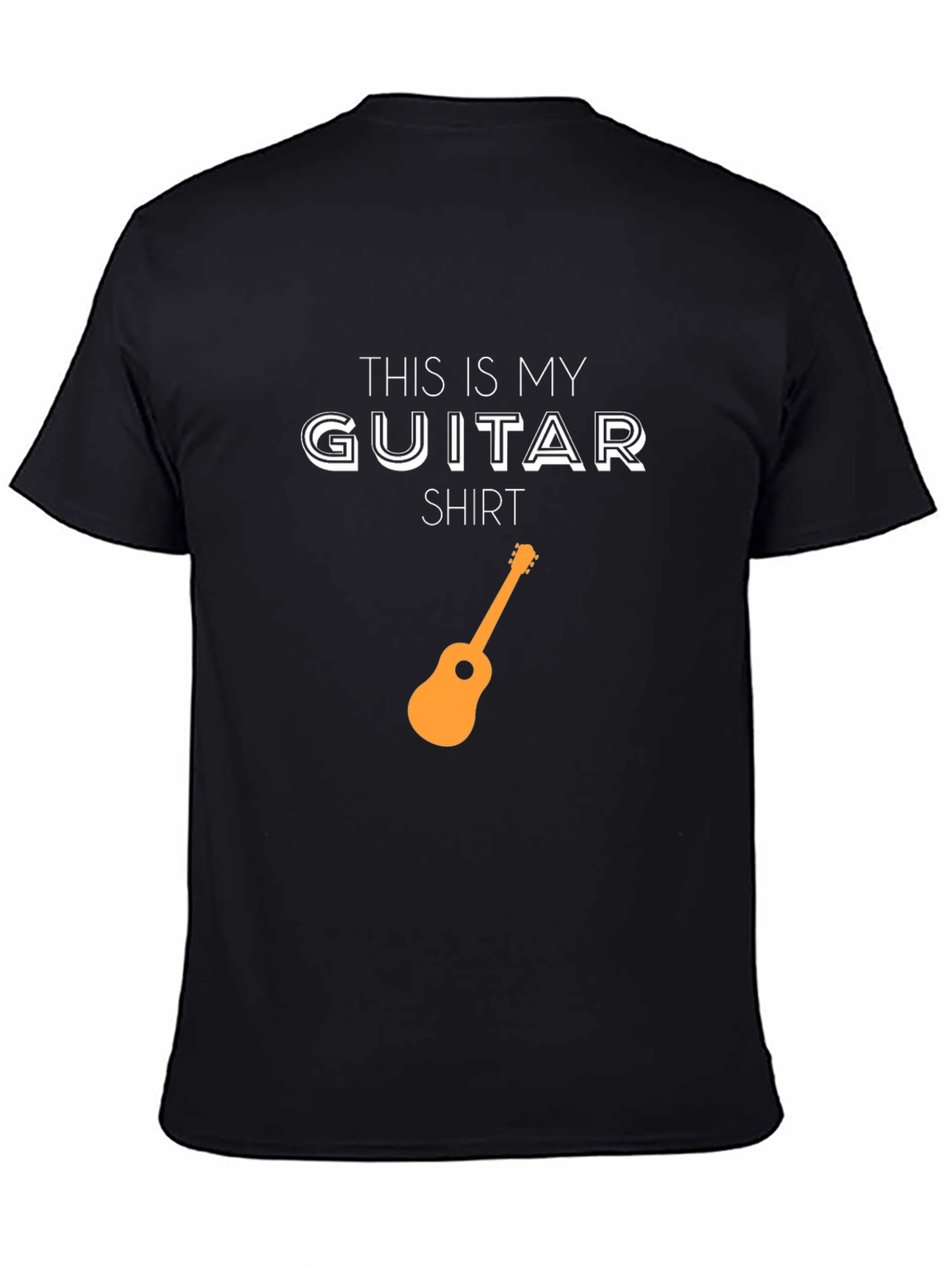 This Is My Guitar Shirt - Black Tee
