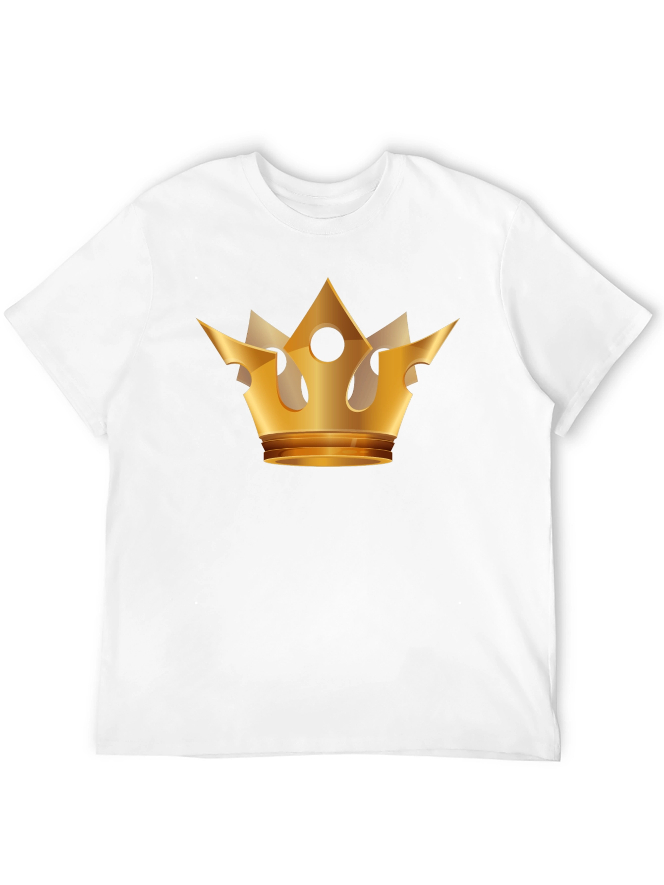 Gold Crown Graphic Black T-Shirt