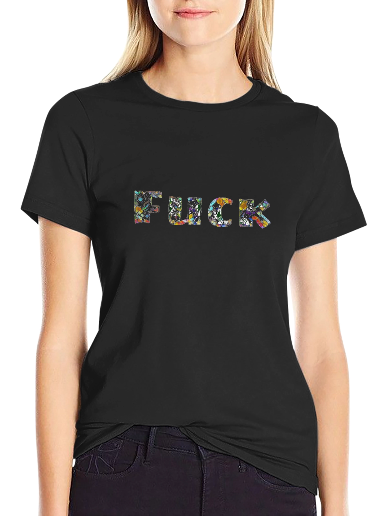 F*CK Graphic Print Black T-Shirt - Edgy Streetwear