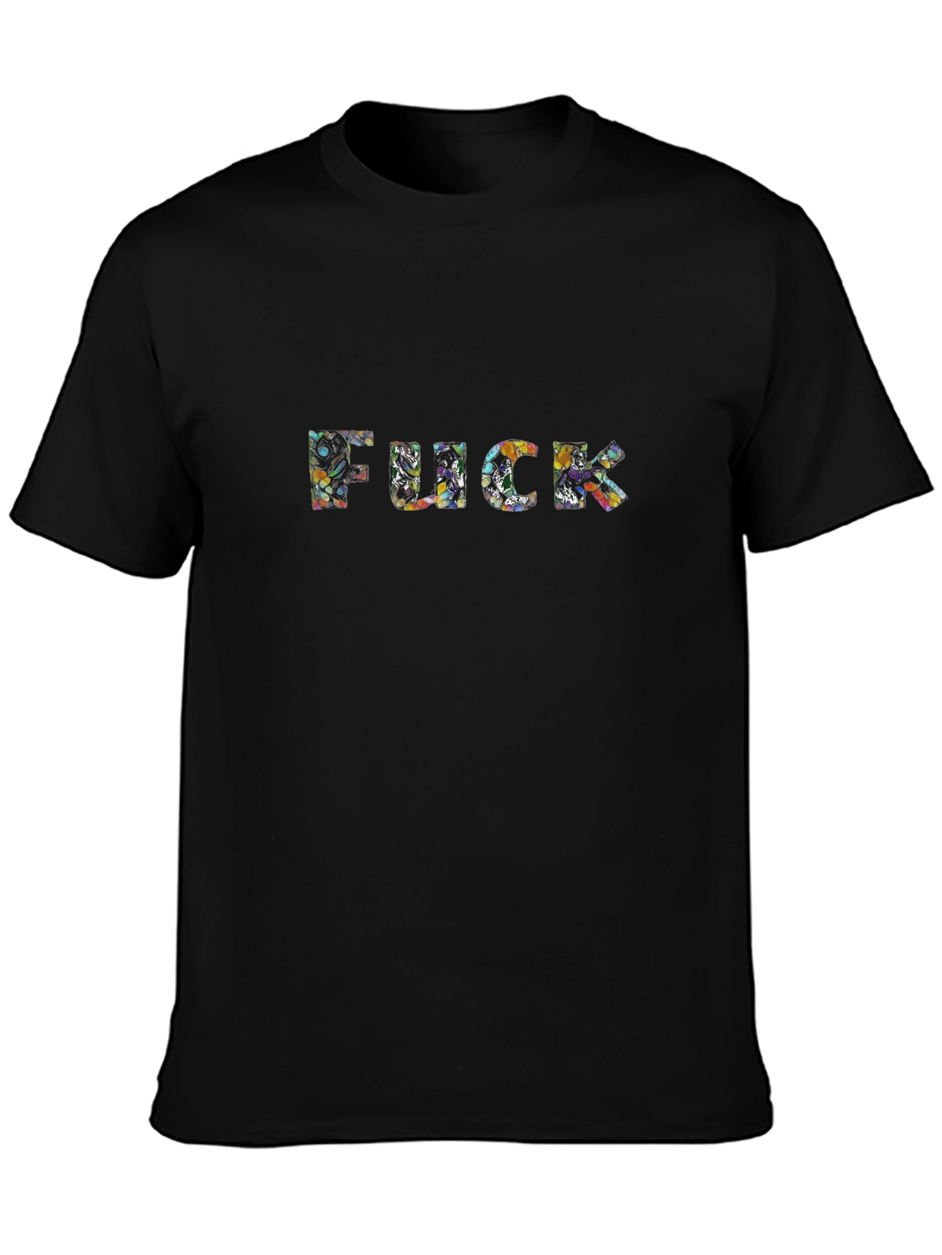 F*CK Graphic Print Black T-Shirt - Edgy Streetwear