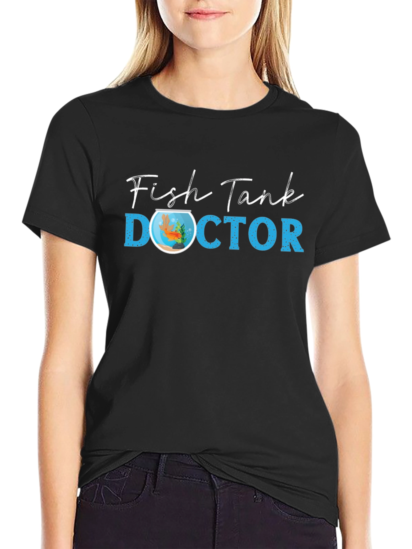 Fish Tank Doctor T-Shirt - Novelty Graphic Tee