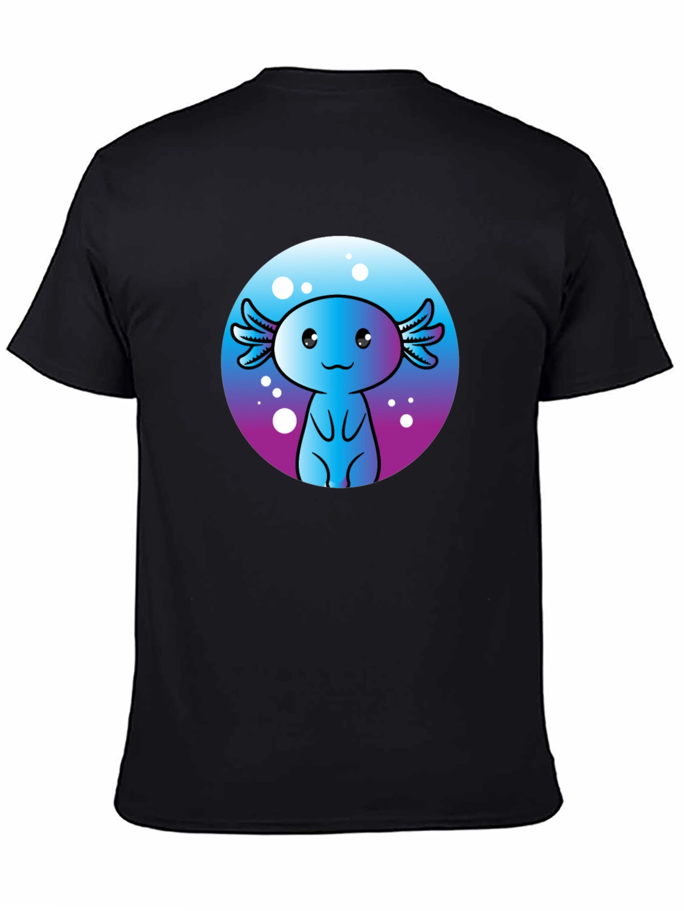 Cute Axolotl Graphic Tee - Fun Kawaii Design