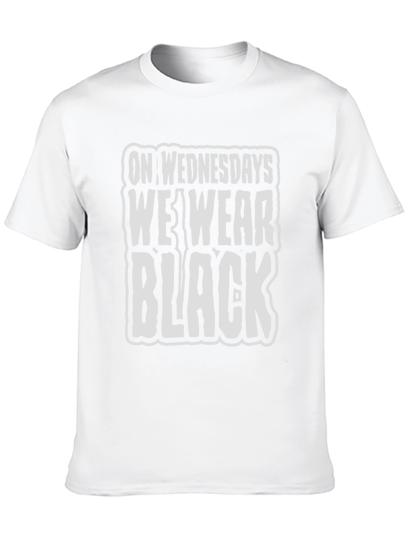 Wednesday We Wear Black T-Shirt
