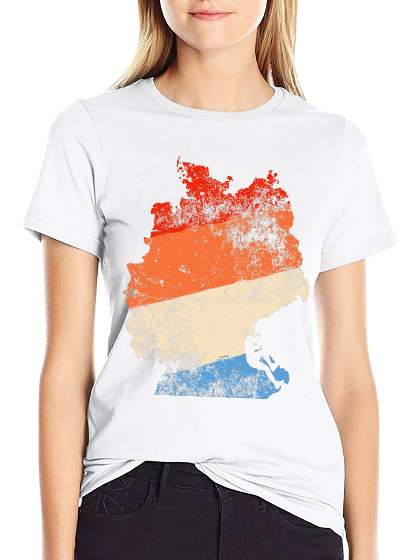 Germany Climbing T-Shirt Retro Style