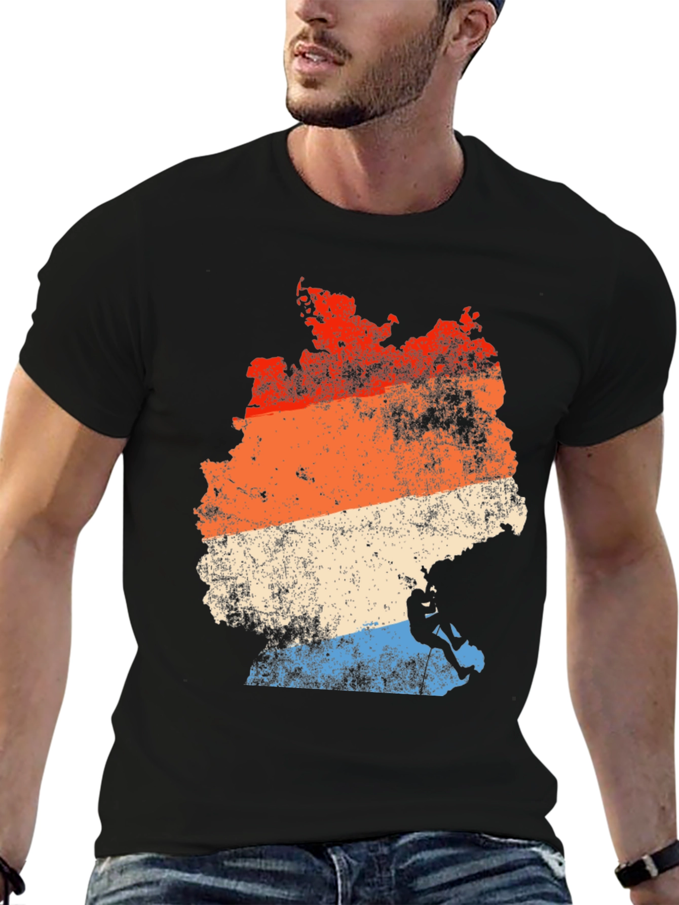 Germany Climbing T-Shirt Retro Style