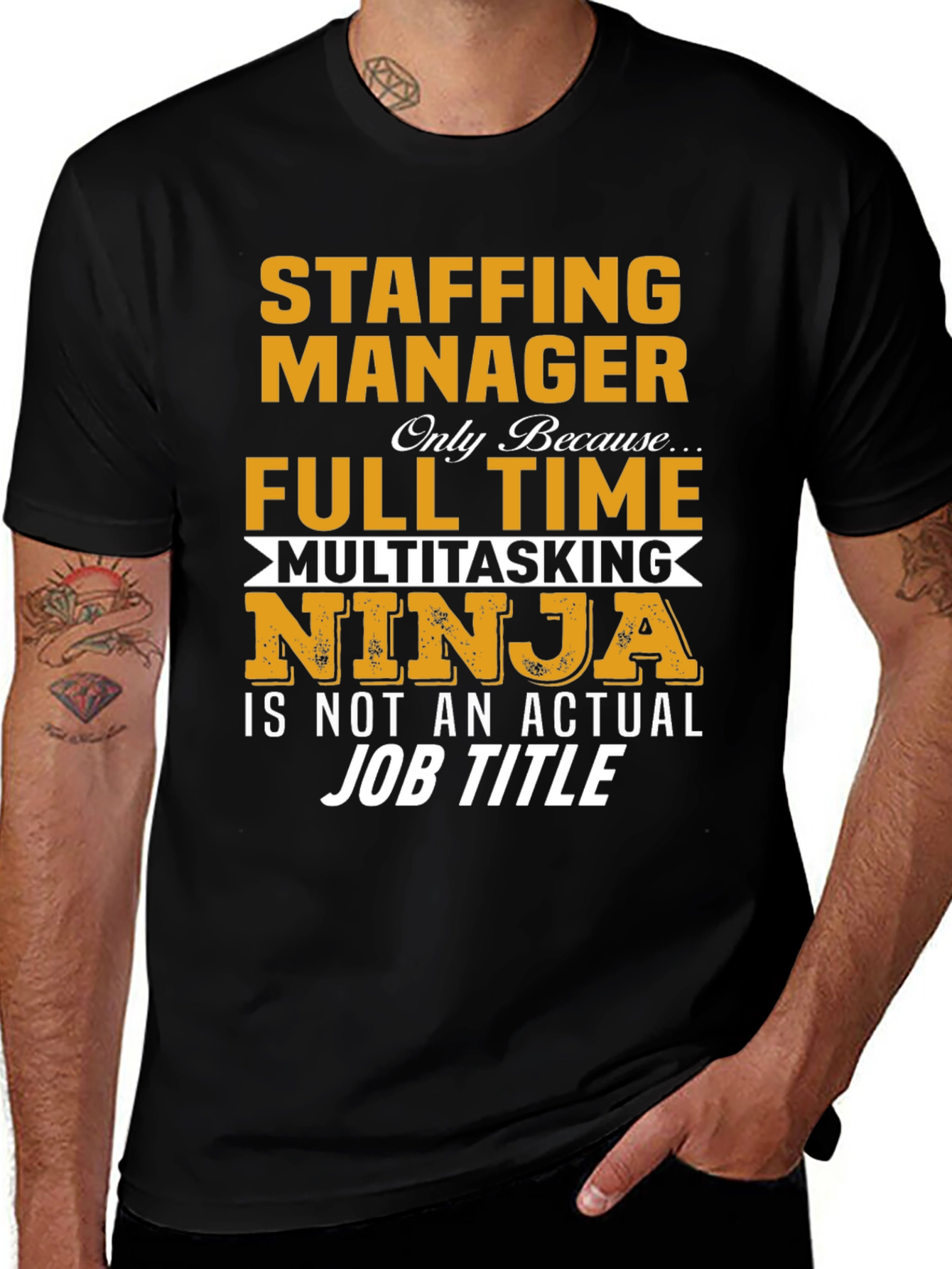 Staffing Manager Multitasking Ninja T-Shirt