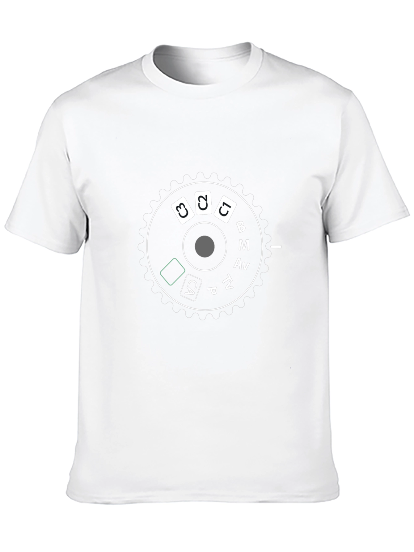 Camera Mode Dial Graphic T-Shirt