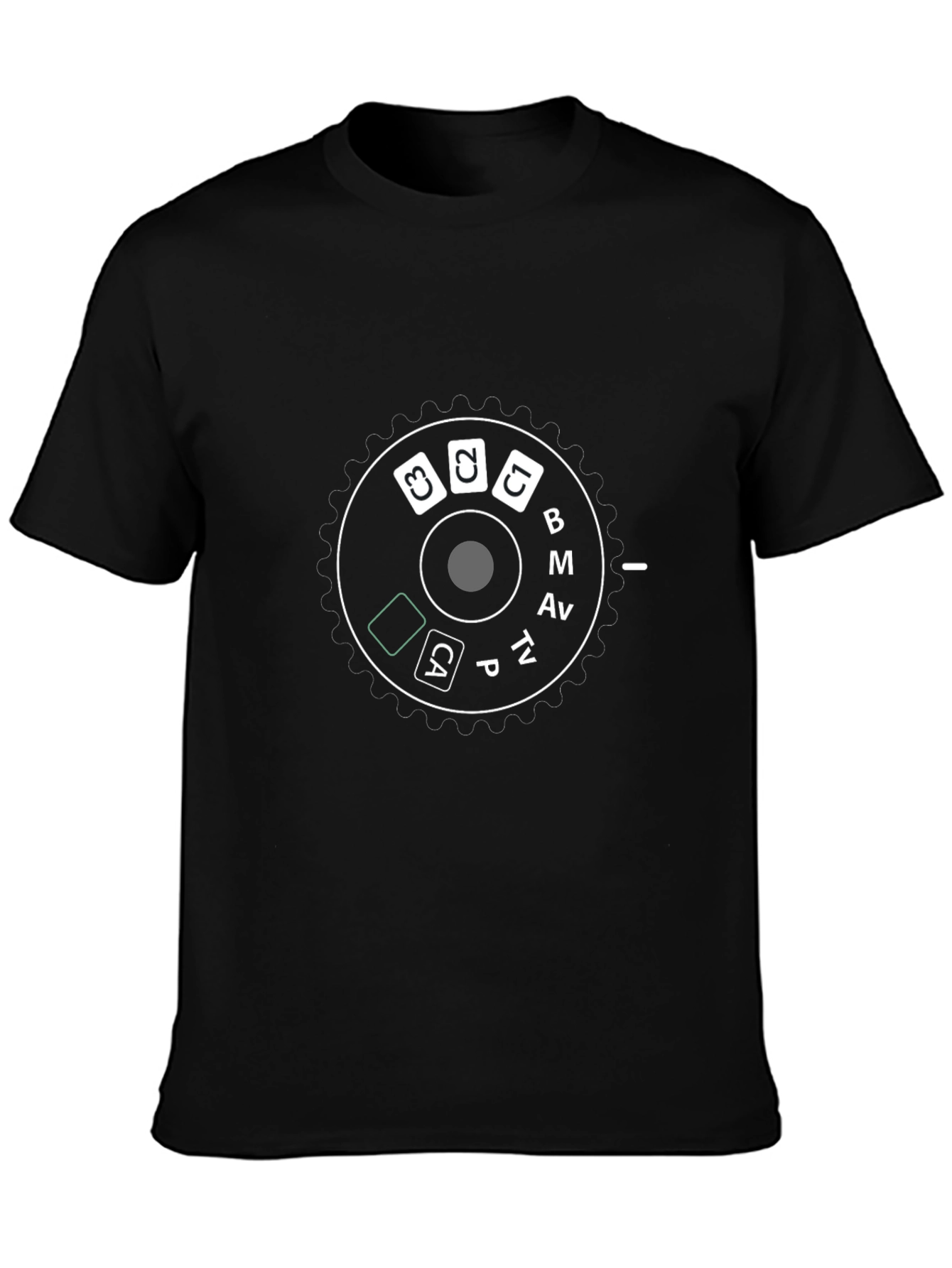 Camera Mode Dial Graphic T-Shirt