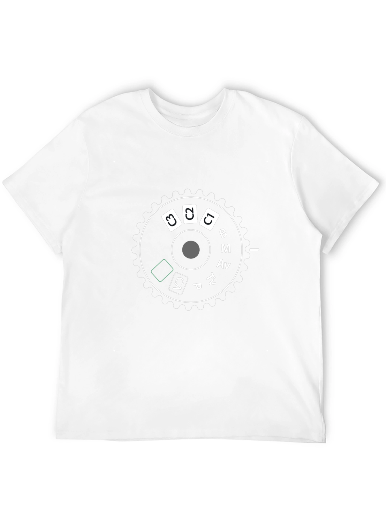 Camera Mode Dial Graphic T-Shirt