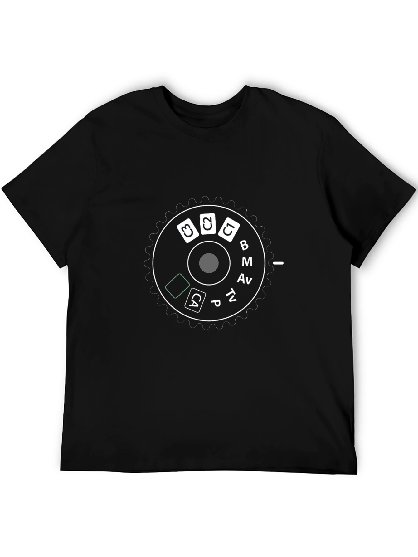 Camera Mode Dial Graphic T-Shirt
