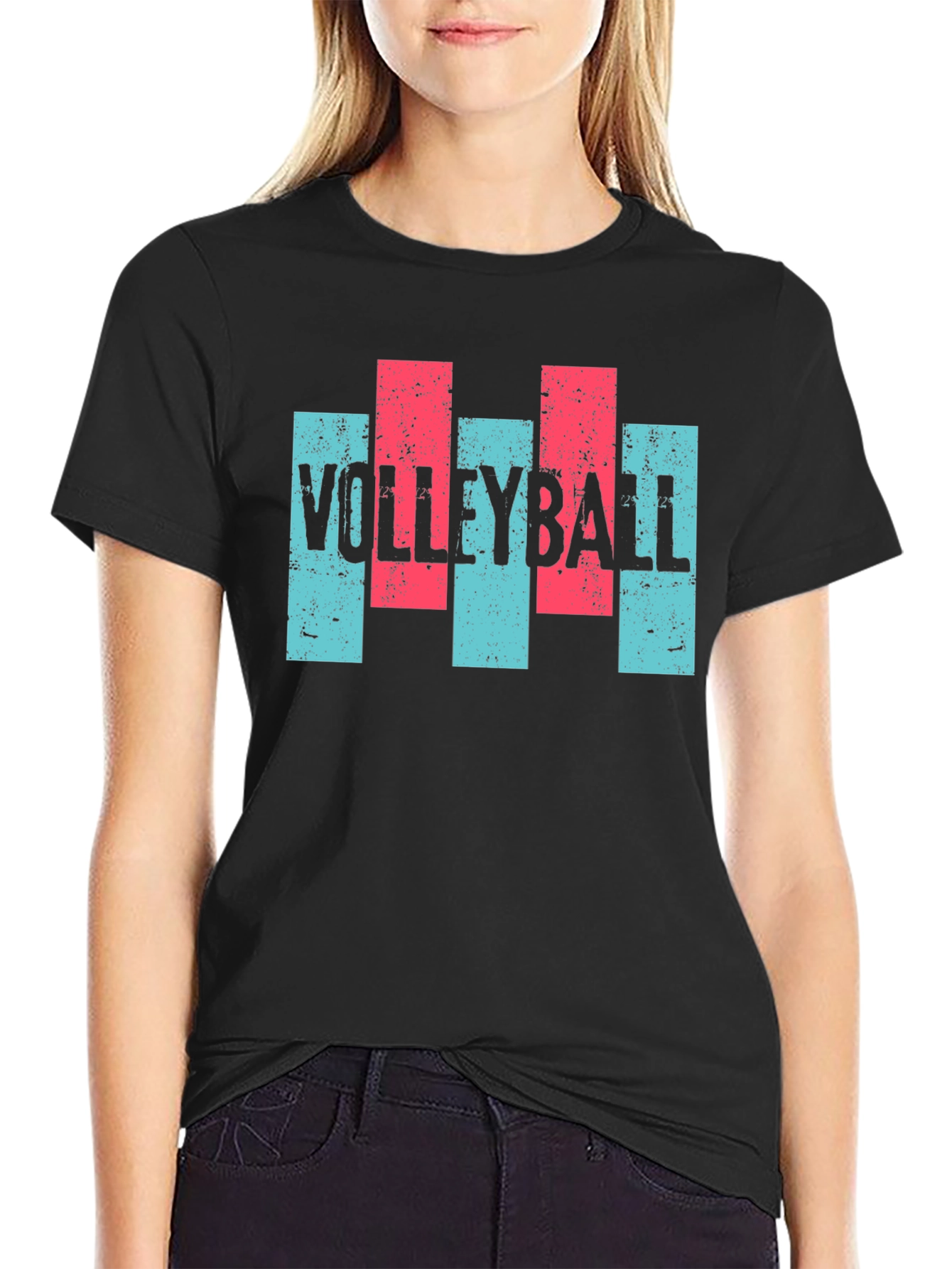 Volleyball Graphic T-Shirt - Mens Casual Tee