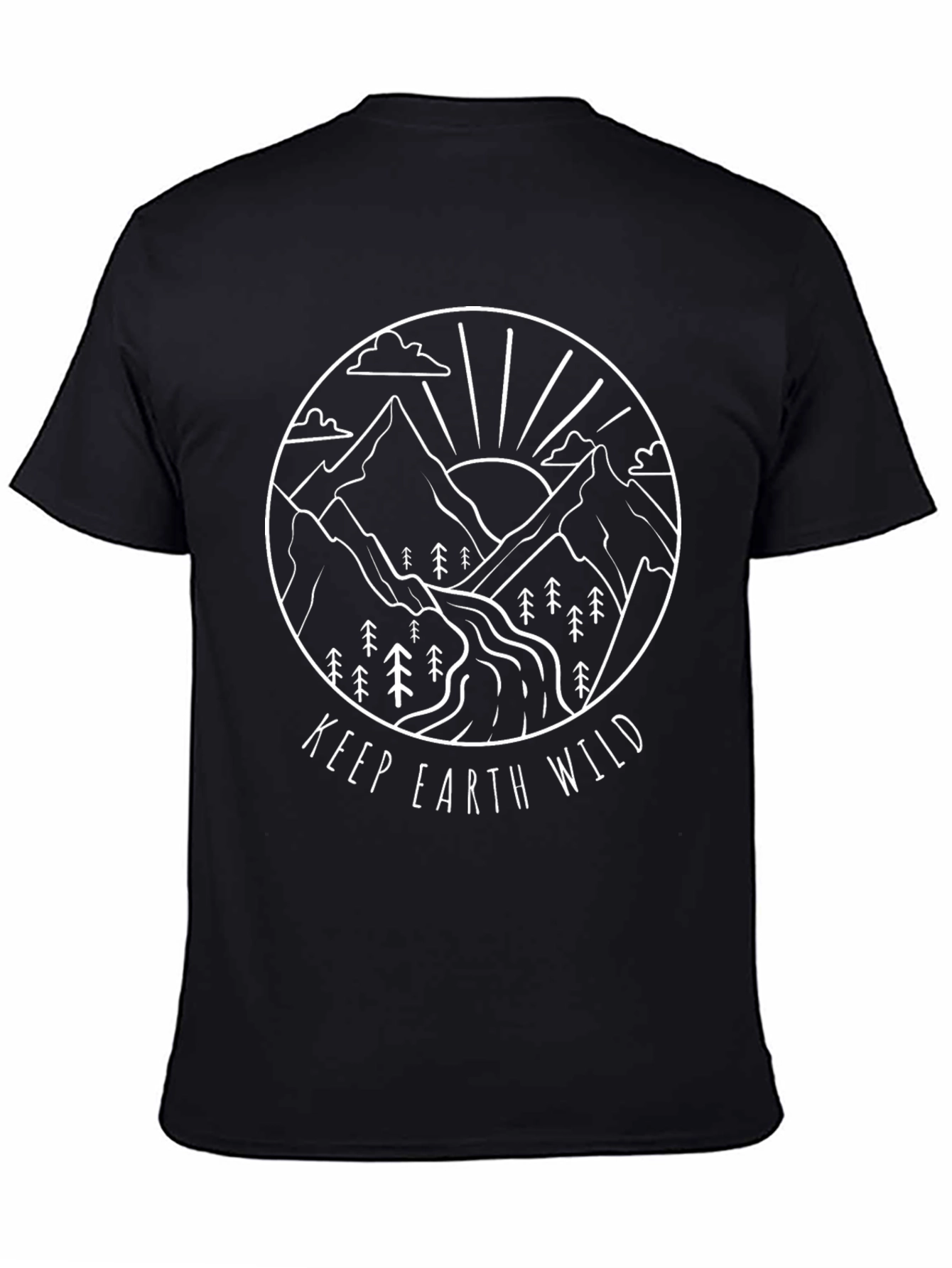 Keep Earth Wild Graphic Tee - Nature Lover T-Shirt