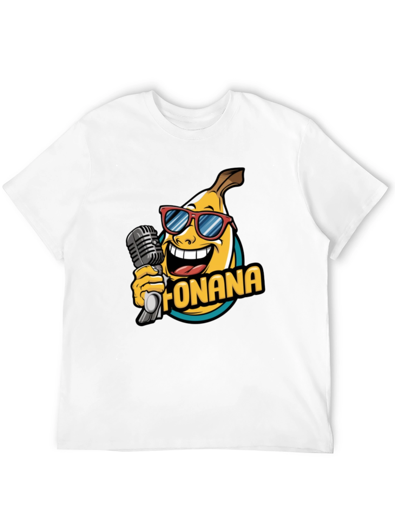 Funana Banana Graphic Tee - Black