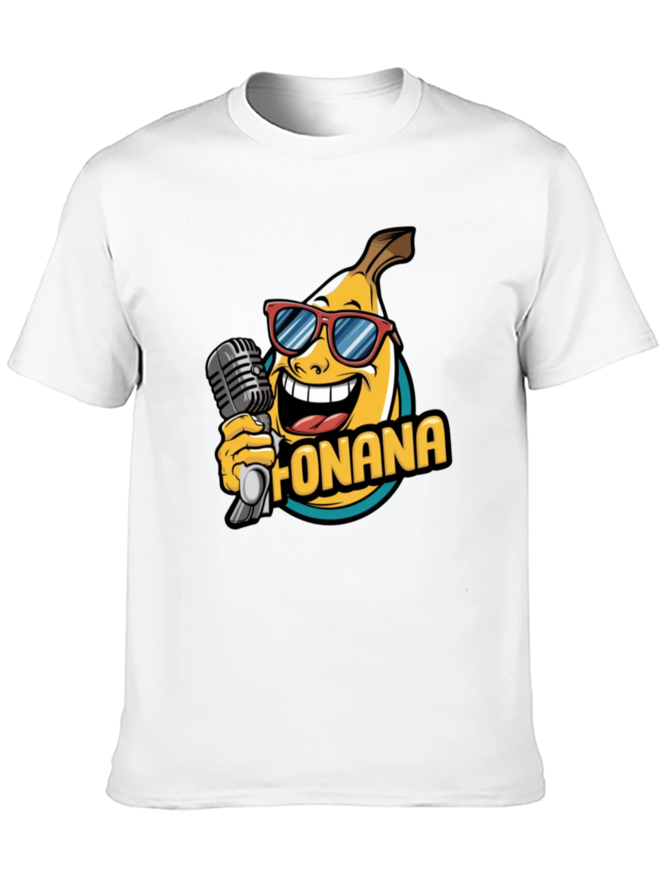Funana Banana Graphic Tee - Black