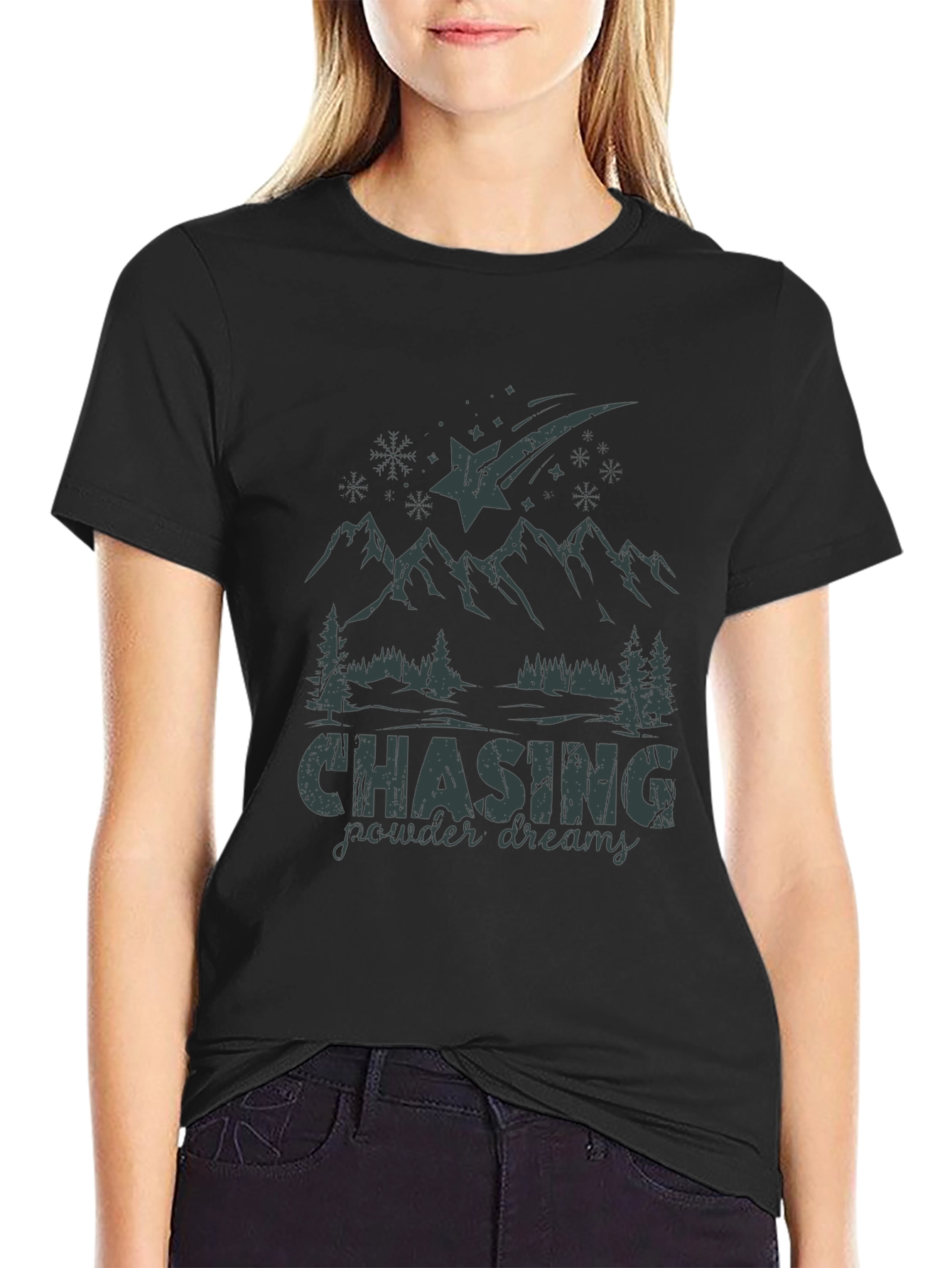 Chasing Powder Dreams Graphic Tee