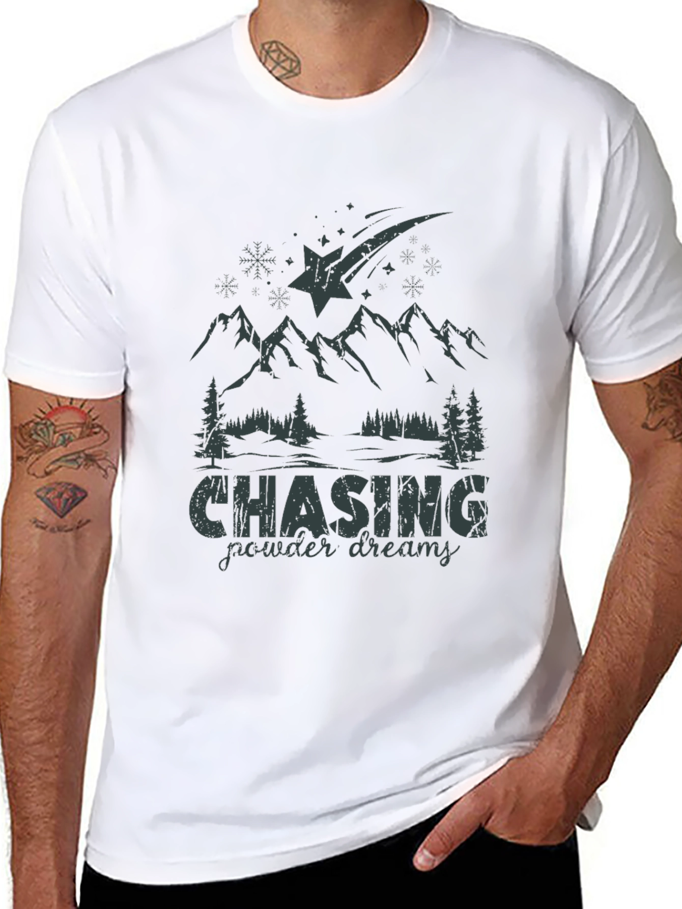 Chasing Powder Dreams Graphic Tee