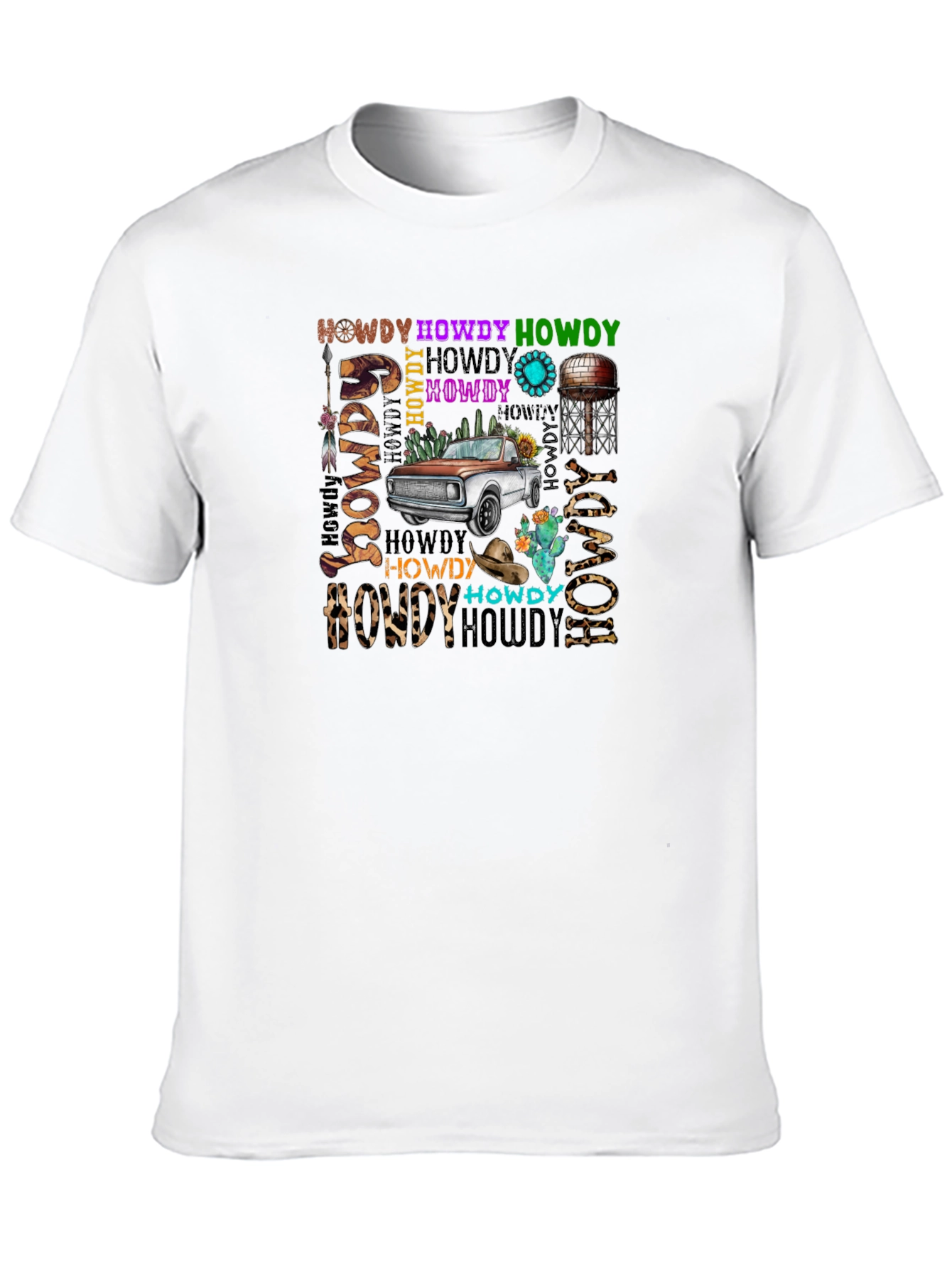 Howdy Western Truck Graphic Tee
