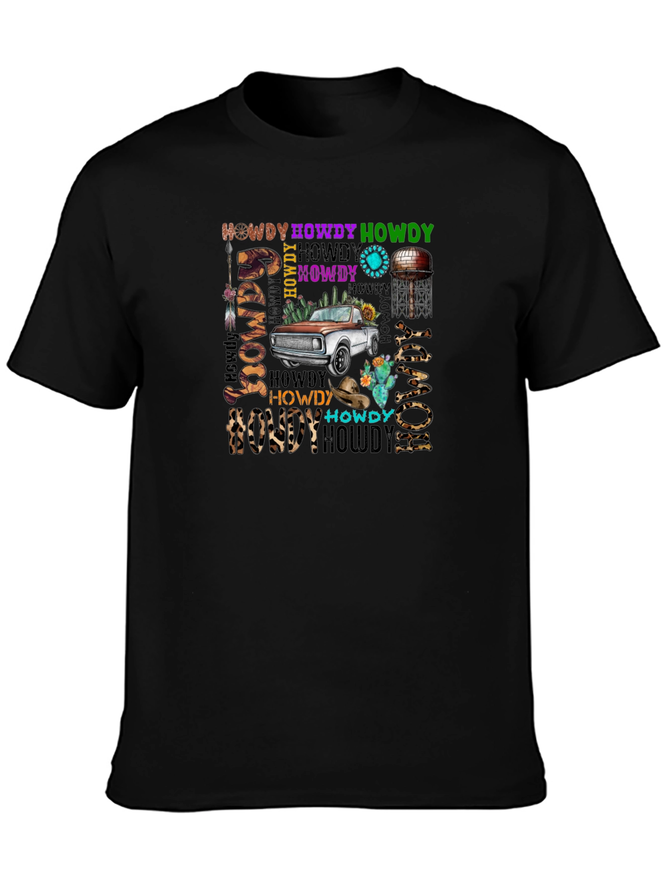 Howdy Western Truck Graphic Tee