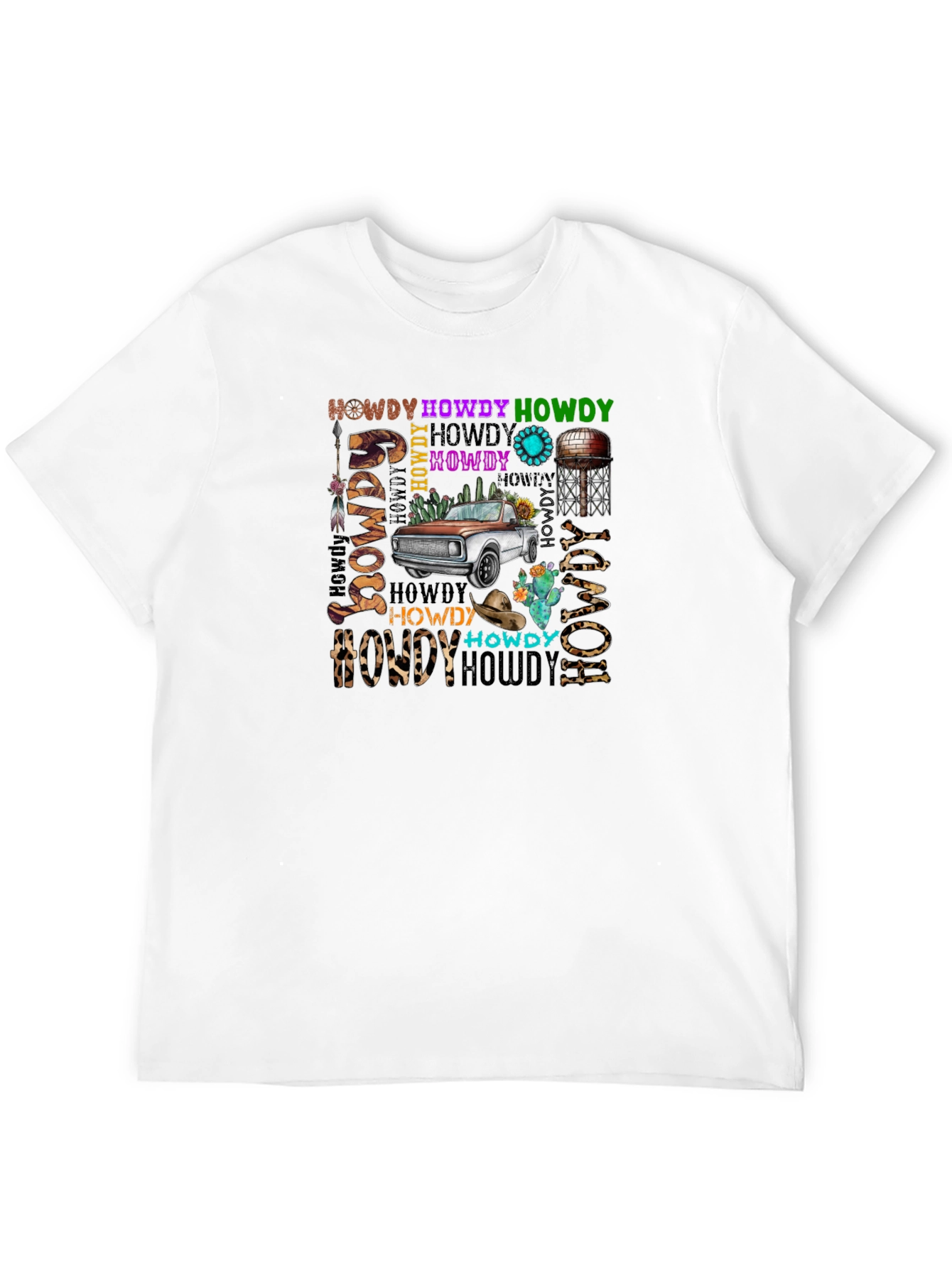 Howdy Western Truck Graphic Tee