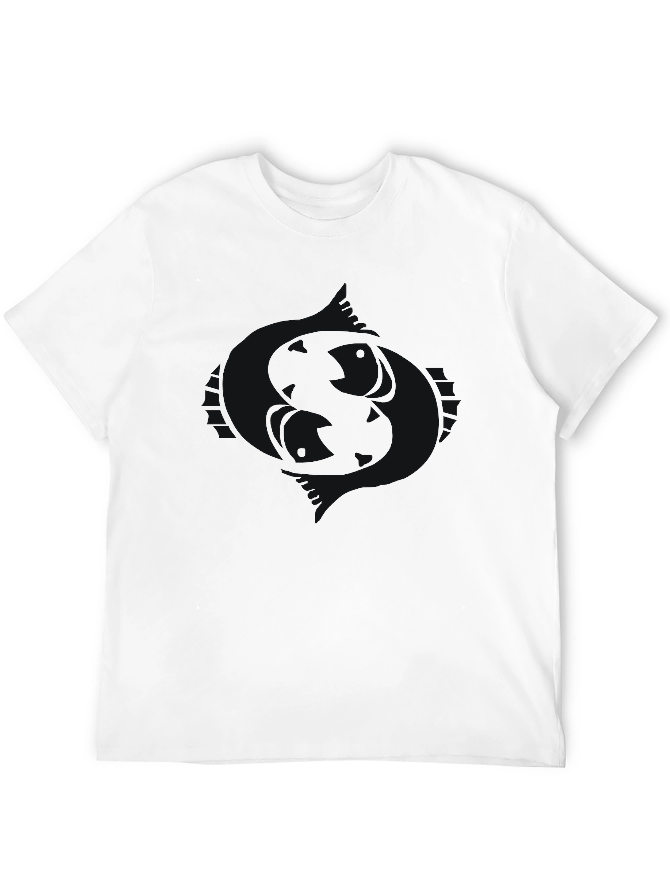 Mens Black Crew Neck Short Sleeve T-Shirt