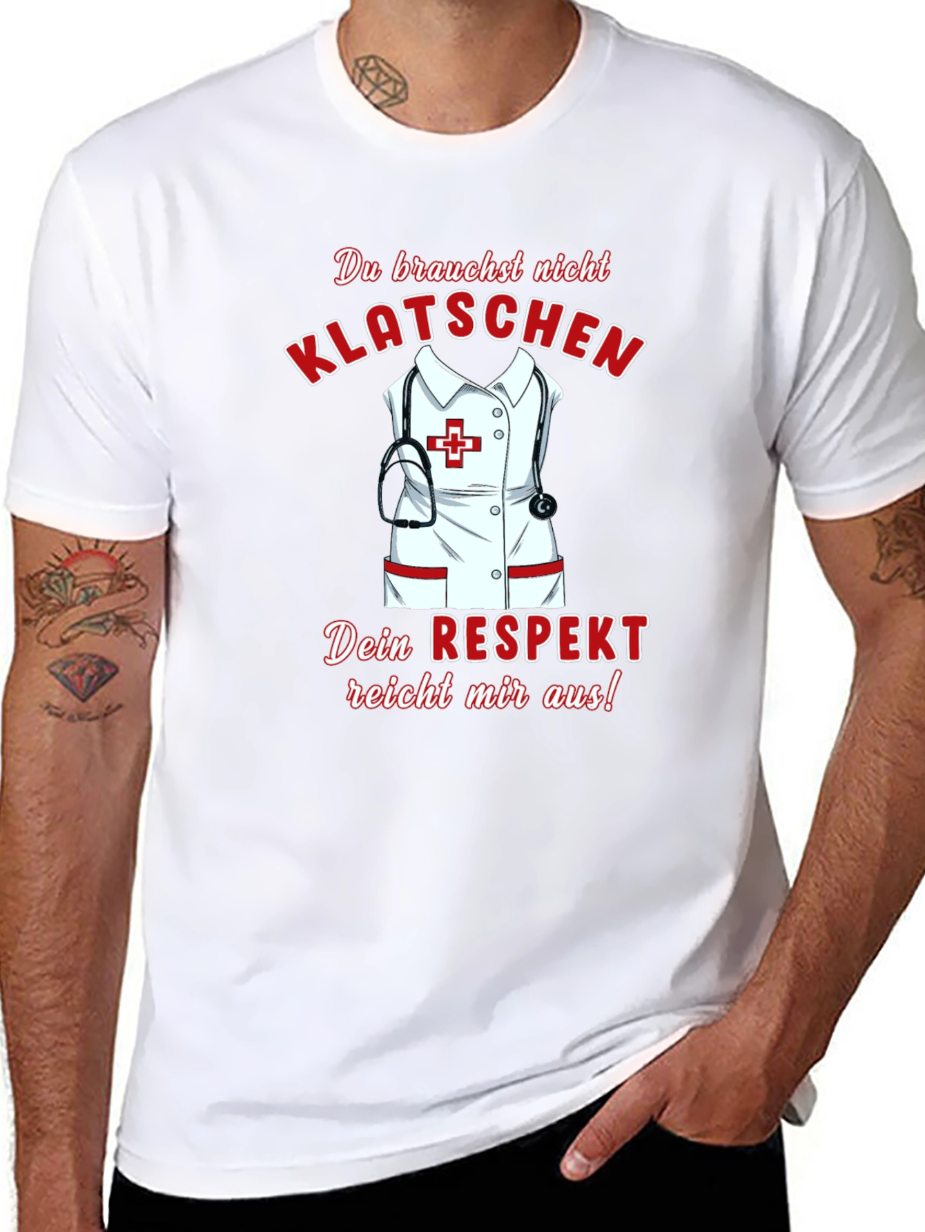 Nurse Respect T-Shirt - German Klatschschen Tee
