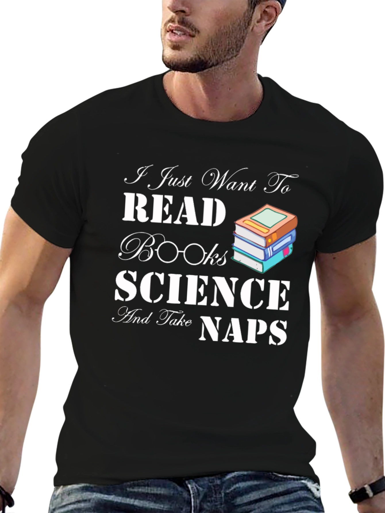 Read Books Science Naps T-Shirt