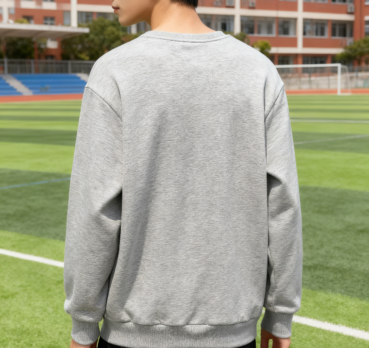 Bold Gym-Inspired Dumbbell Print Sweatshirt