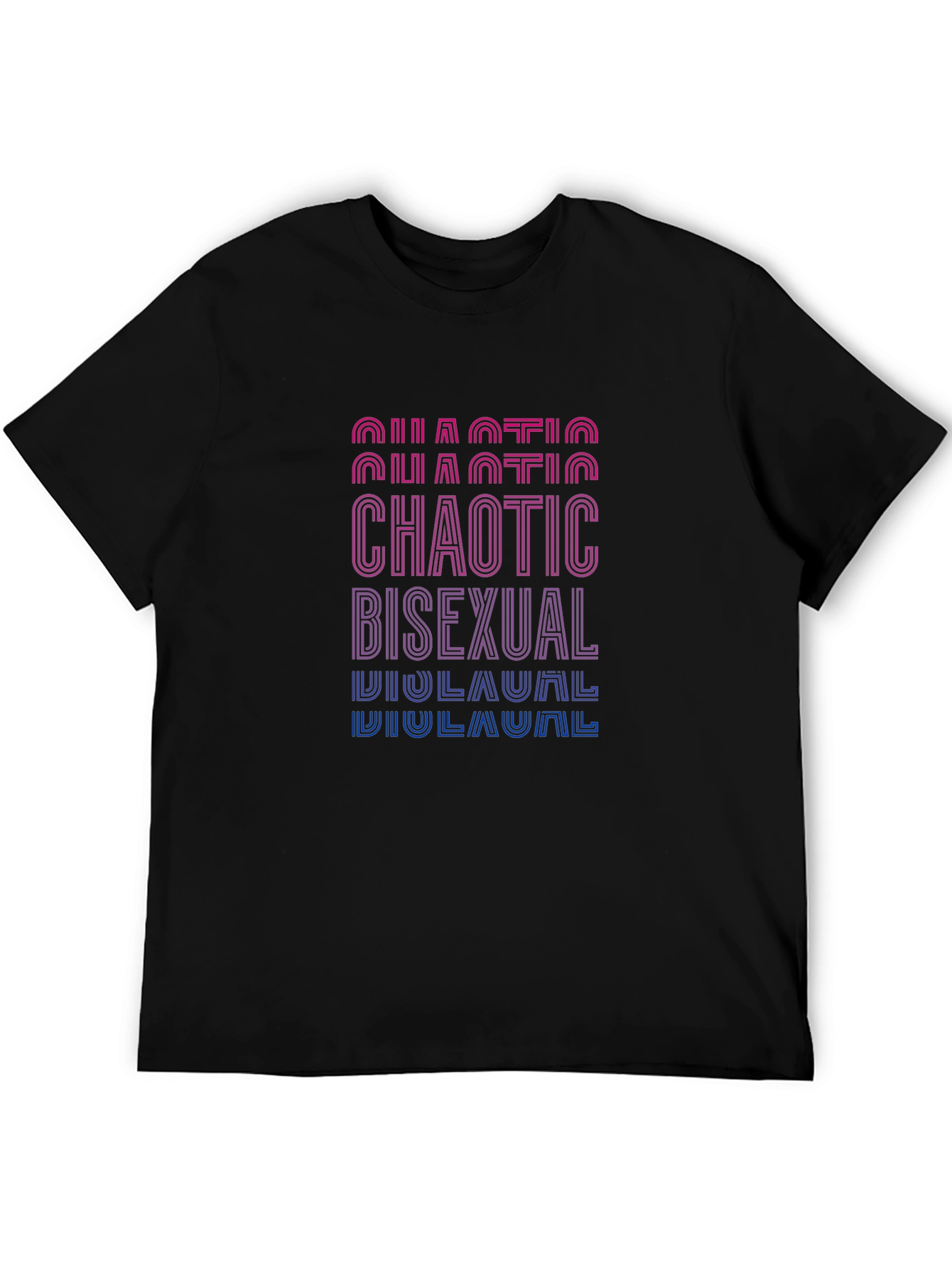 Chaotic Bisexual Graphic Tee - Bold Pride