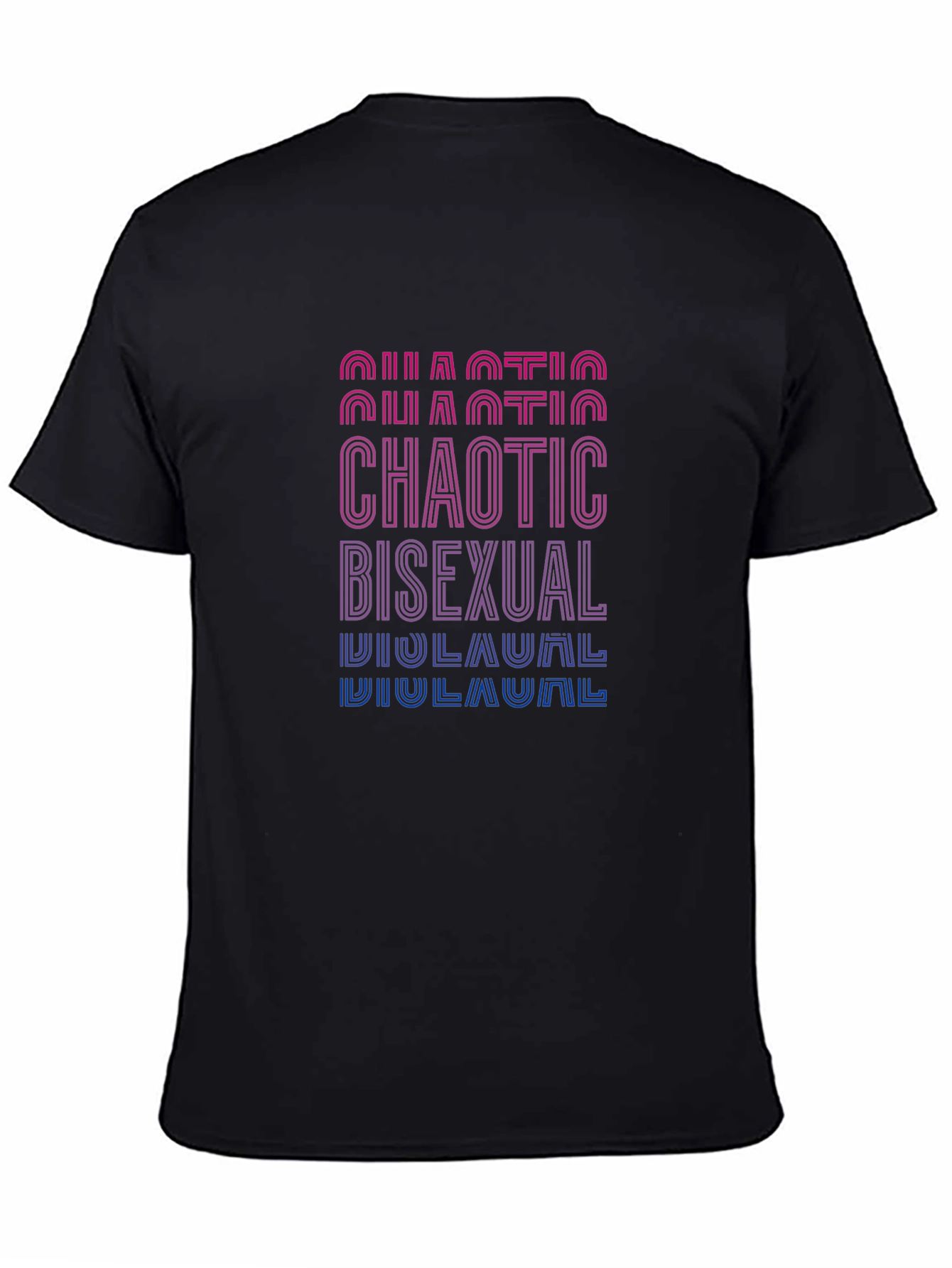 Chaotic Bisexual Graphic Tee - Bold Pride