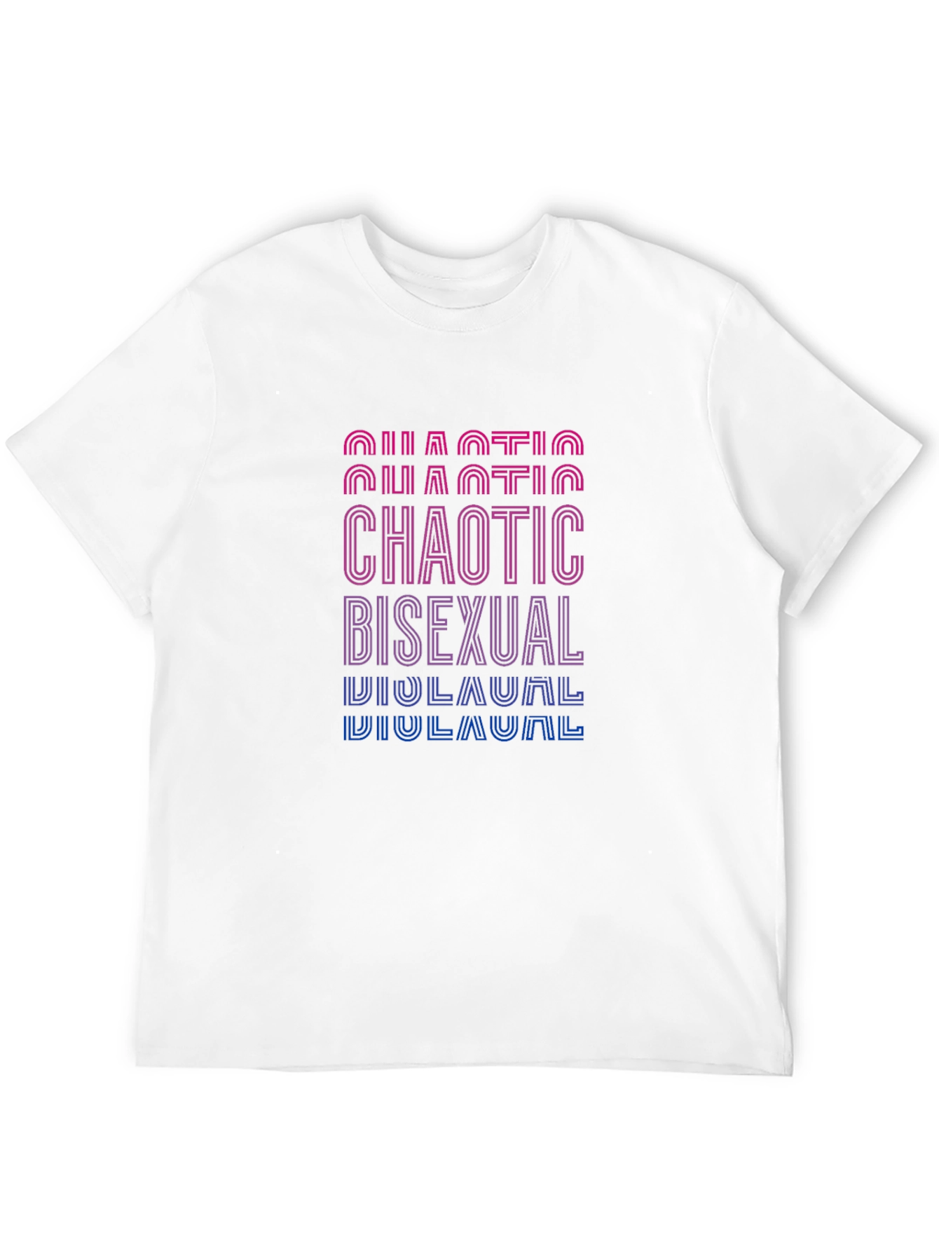 Chaotic Bisexual Graphic Tee - Bold Pride