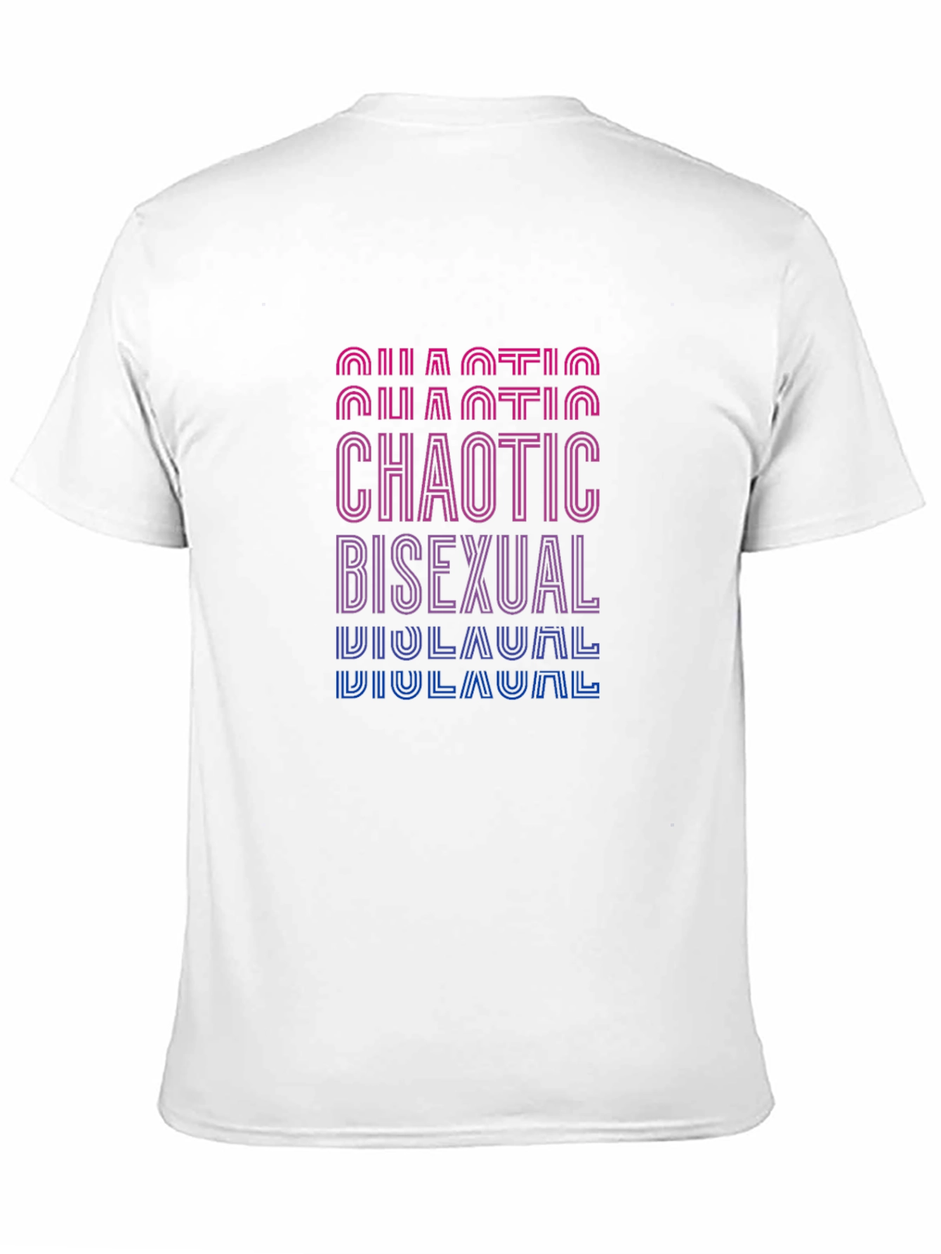 Chaotic Bisexual Graphic Tee - Bold Pride