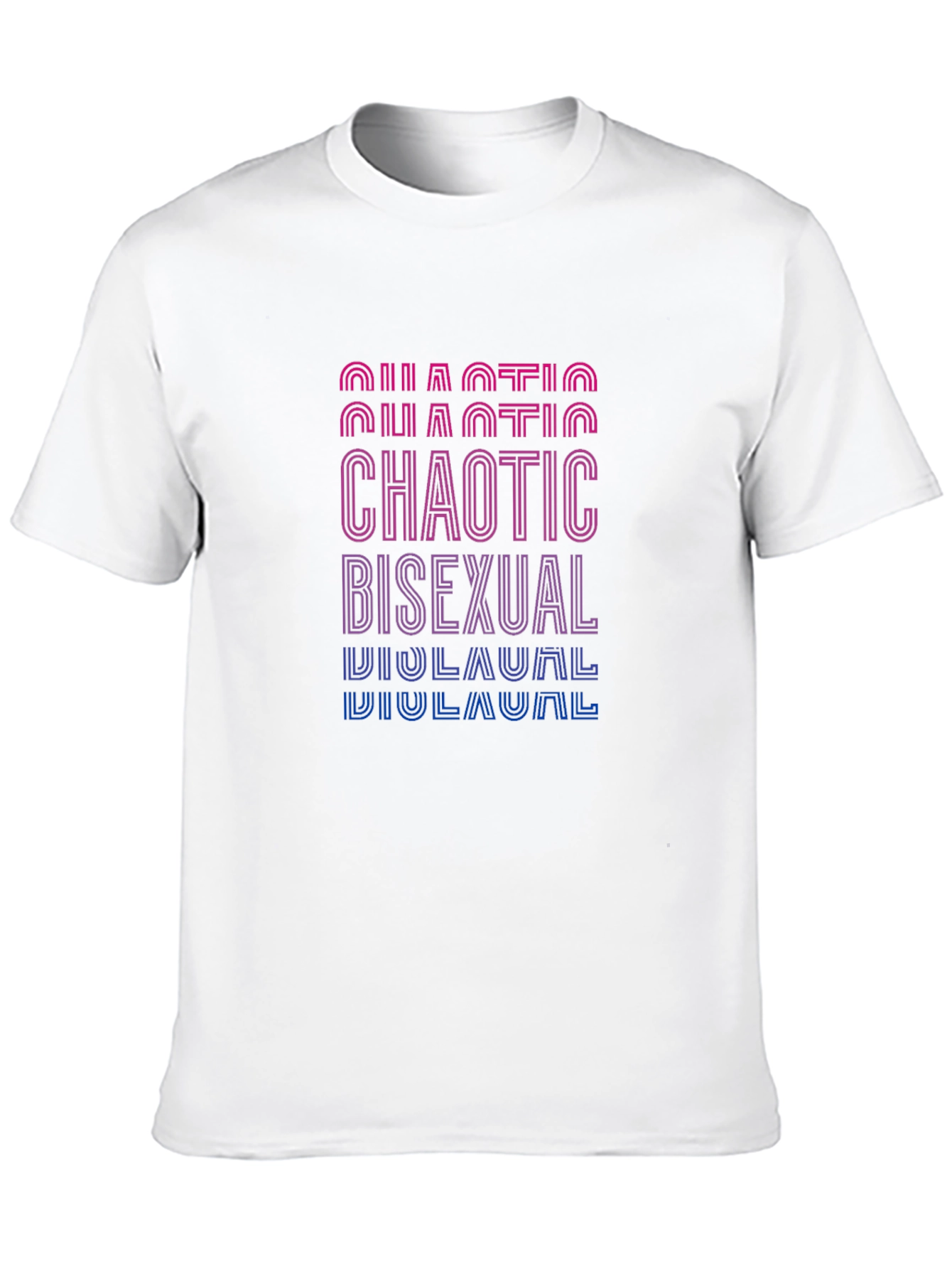 Chaotic Bisexual Graphic Tee - Bold Pride