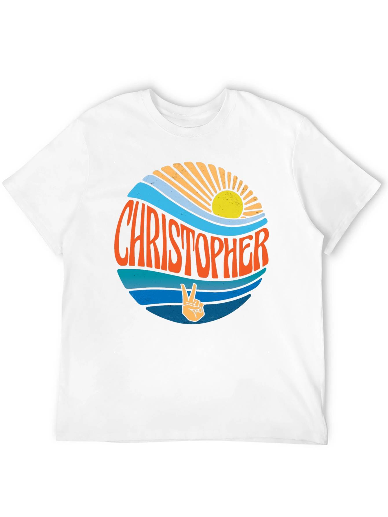 Christopher Retro Sunset T-Shirt