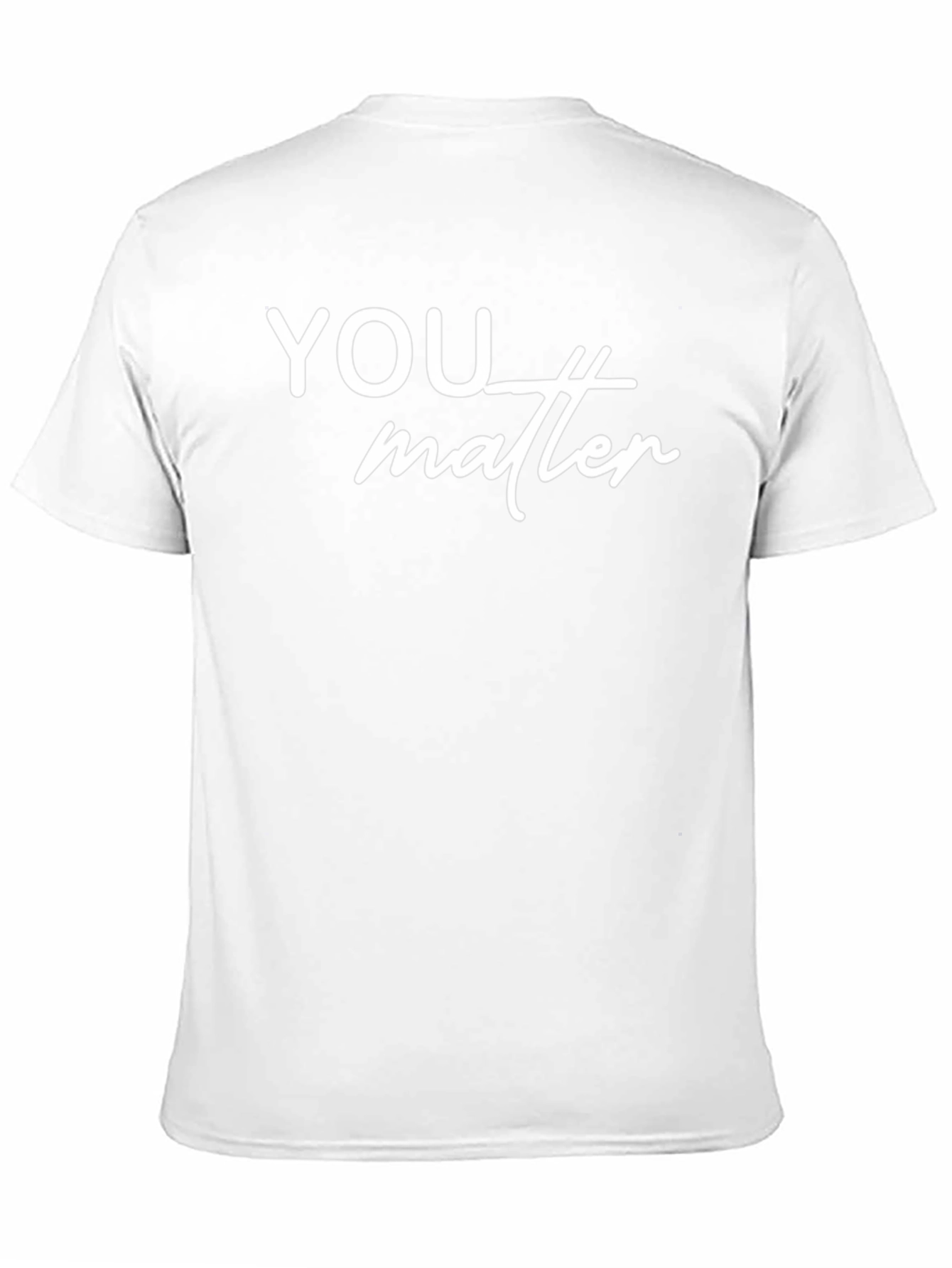 YOU Matter Graphic Tee - Stylish Black T-Shirt