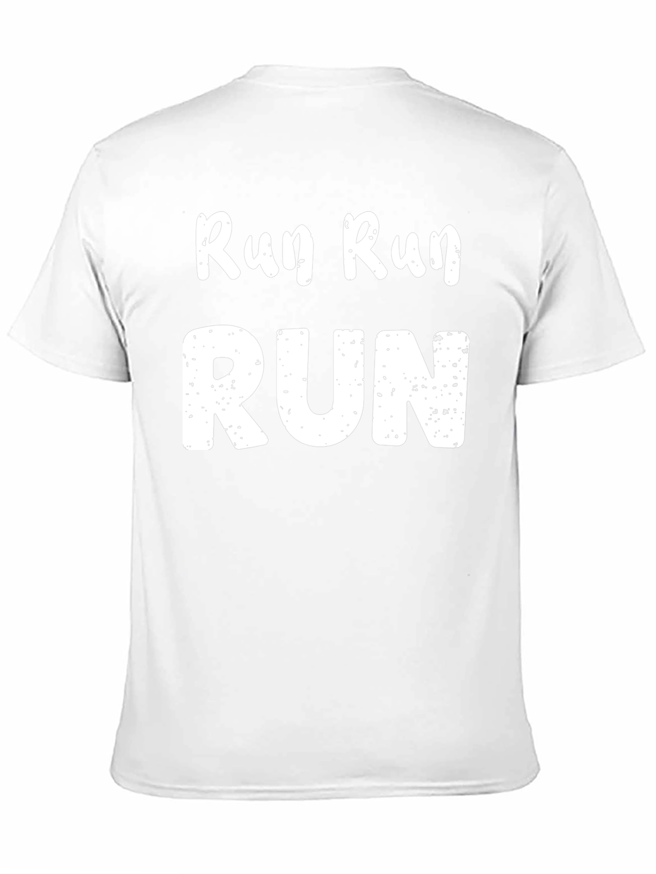 Run Run Run Graphic T-Shirt - Black Cotton Tee