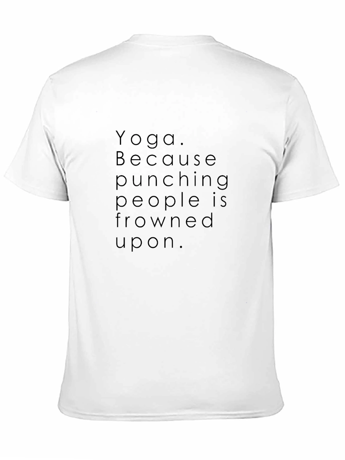 Yoga Punching Frowned Upon Tee