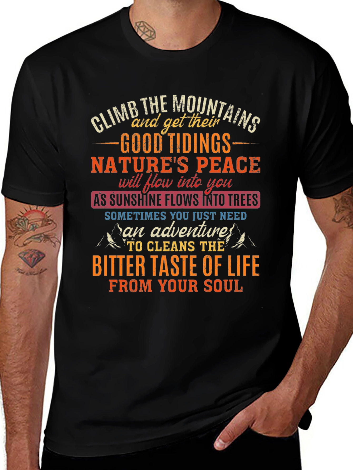 Mountain Adventure Graphic T-Shirt
