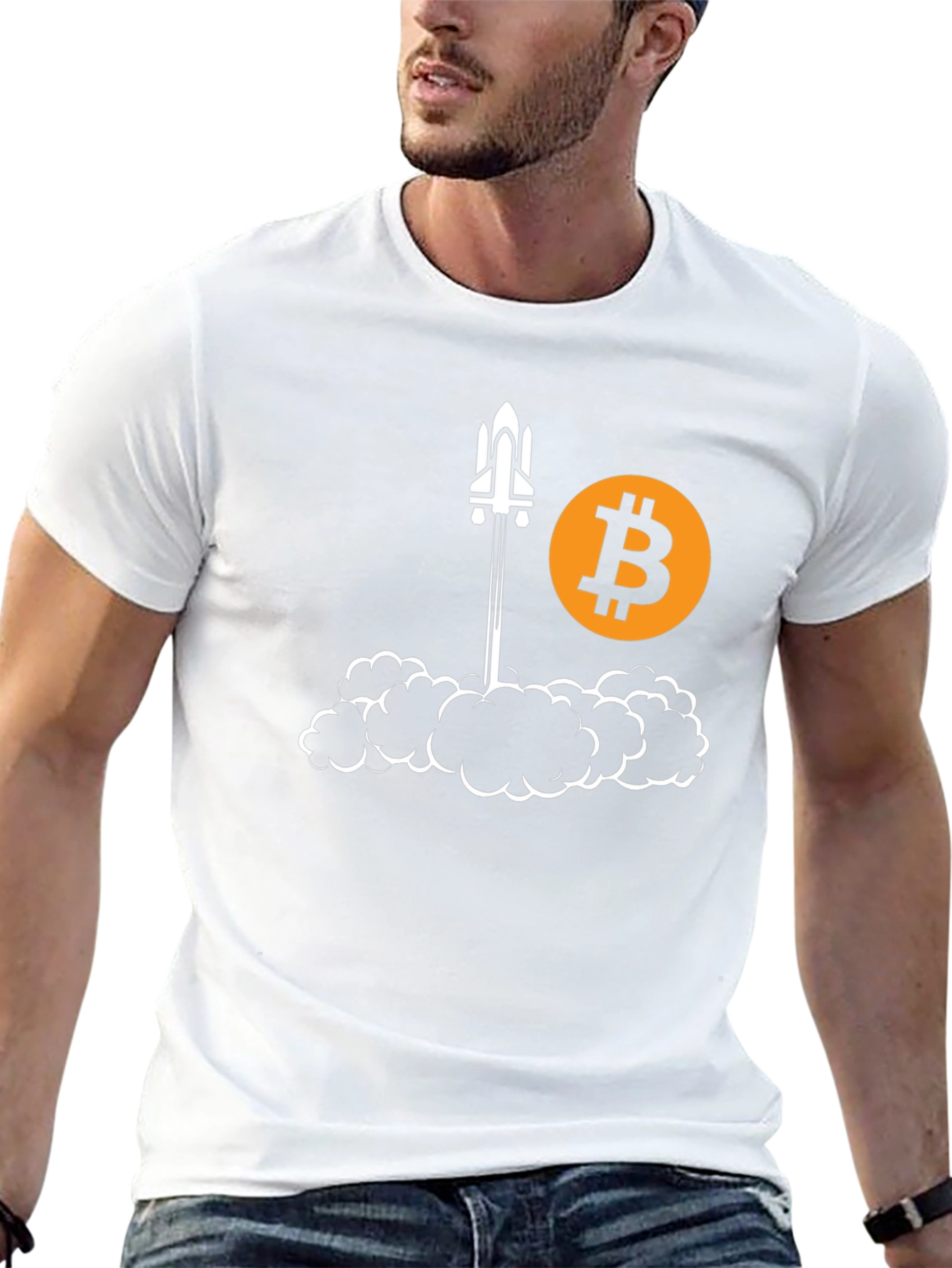 Bitcoin Rocket Launch T-Shirt