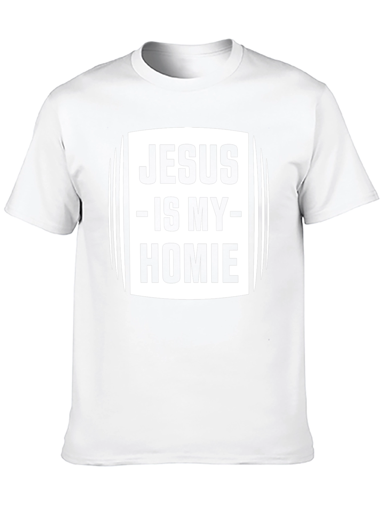 Jesus is my Homie Black T-Shirt