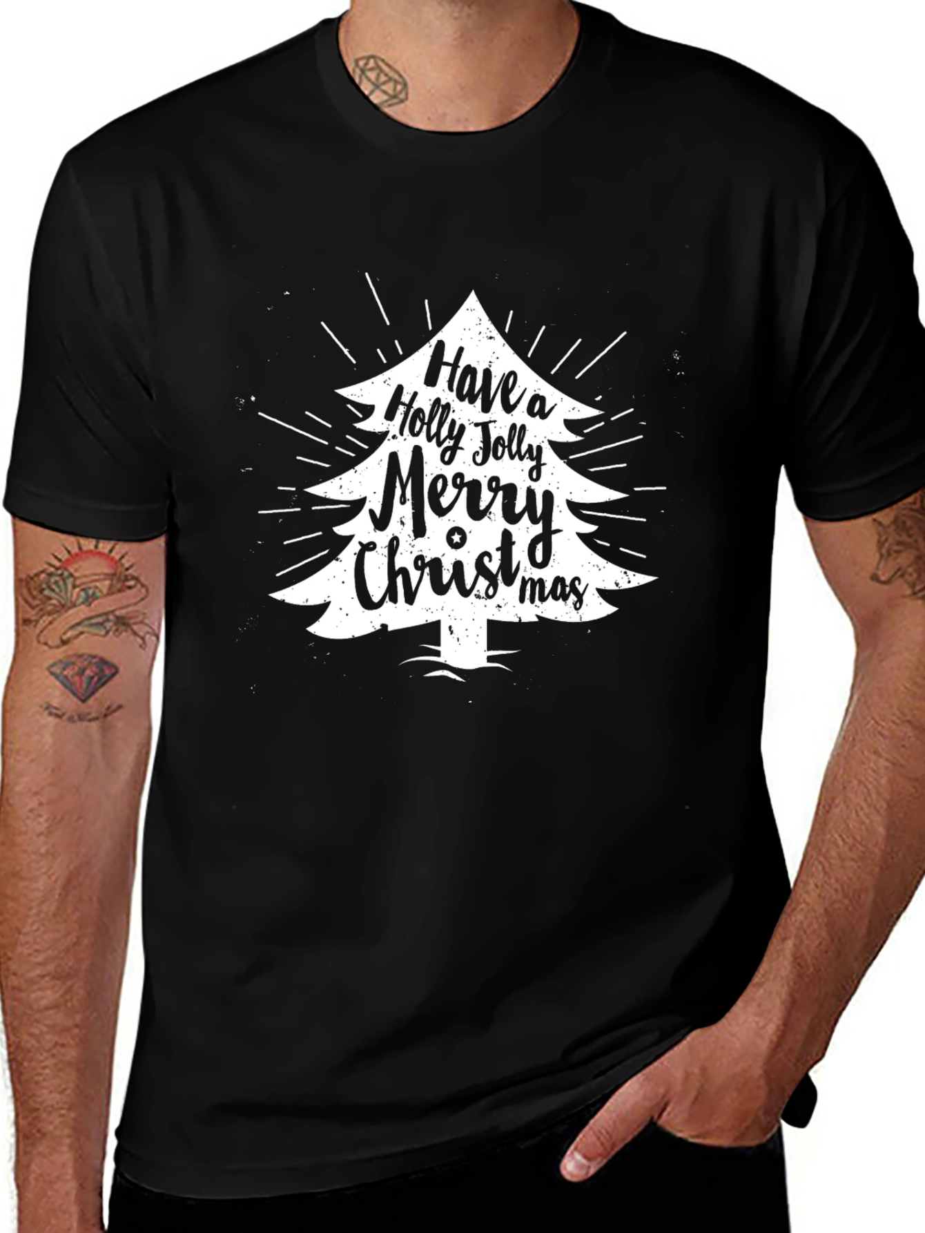 Holiday T-Shirt: Have a Holly Jolly Merry Christmas