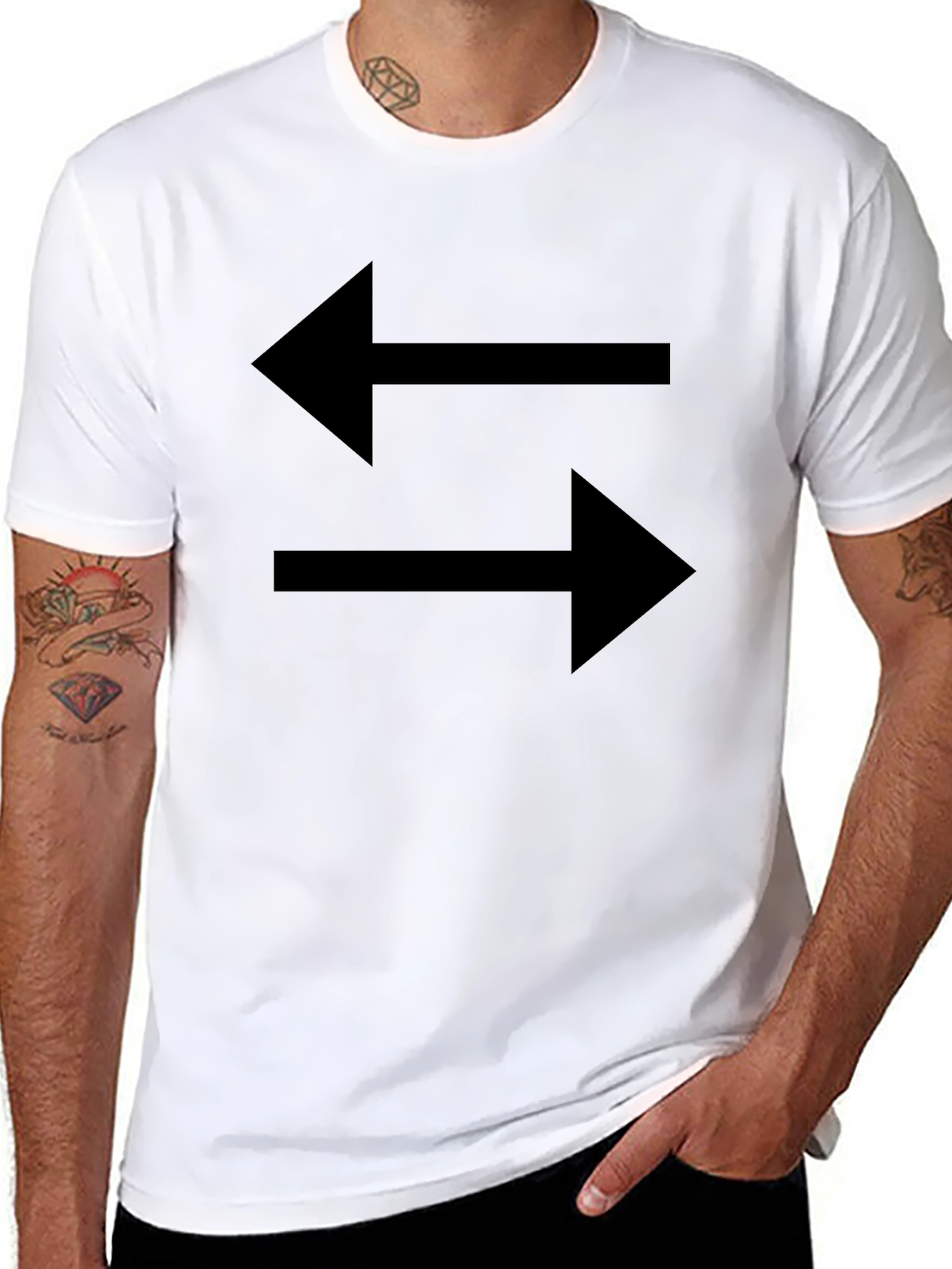 Arrows T-Shirt - Point Left or Right!