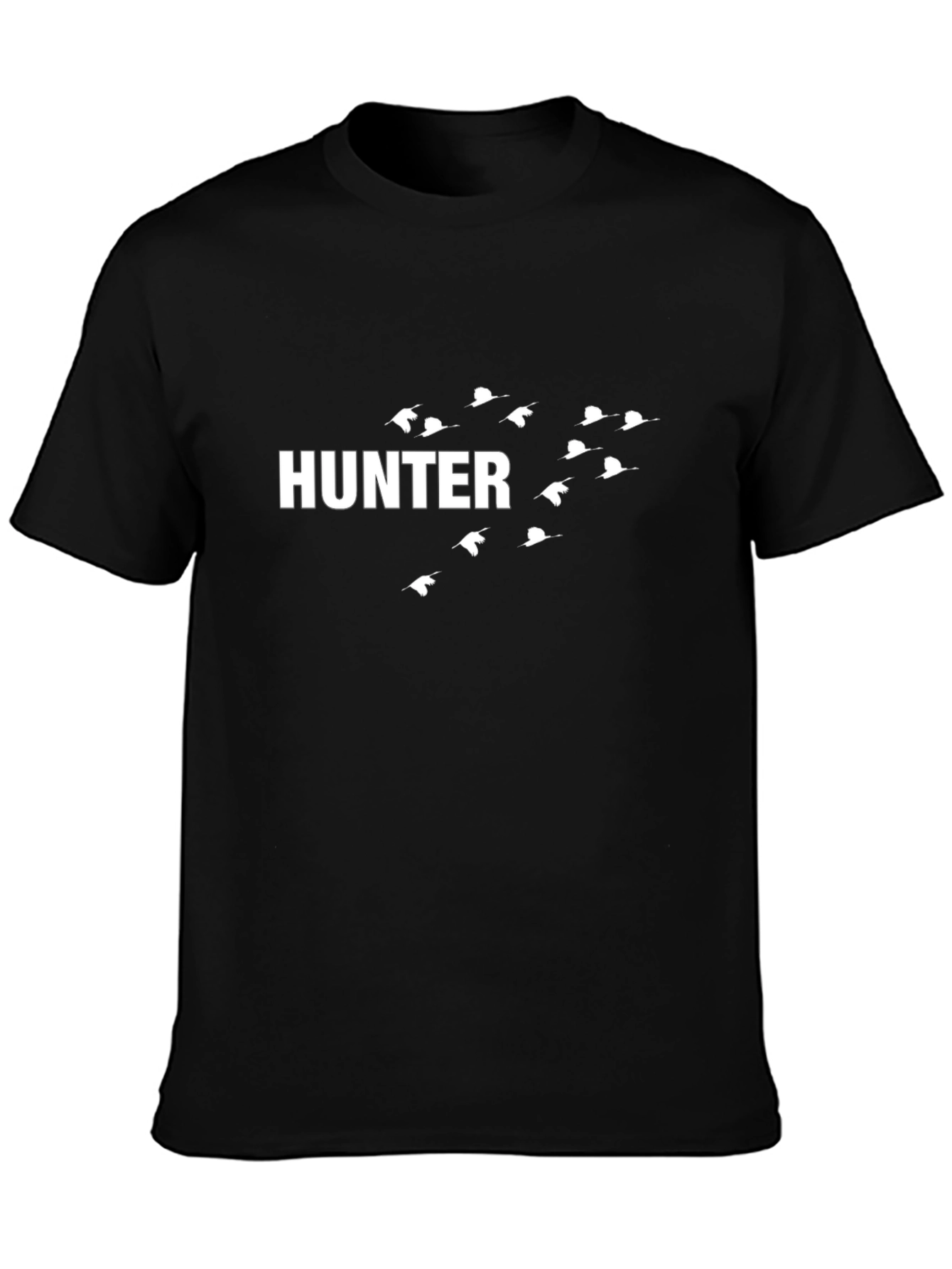 Hunter Duck Graphic T-Shirt - Black