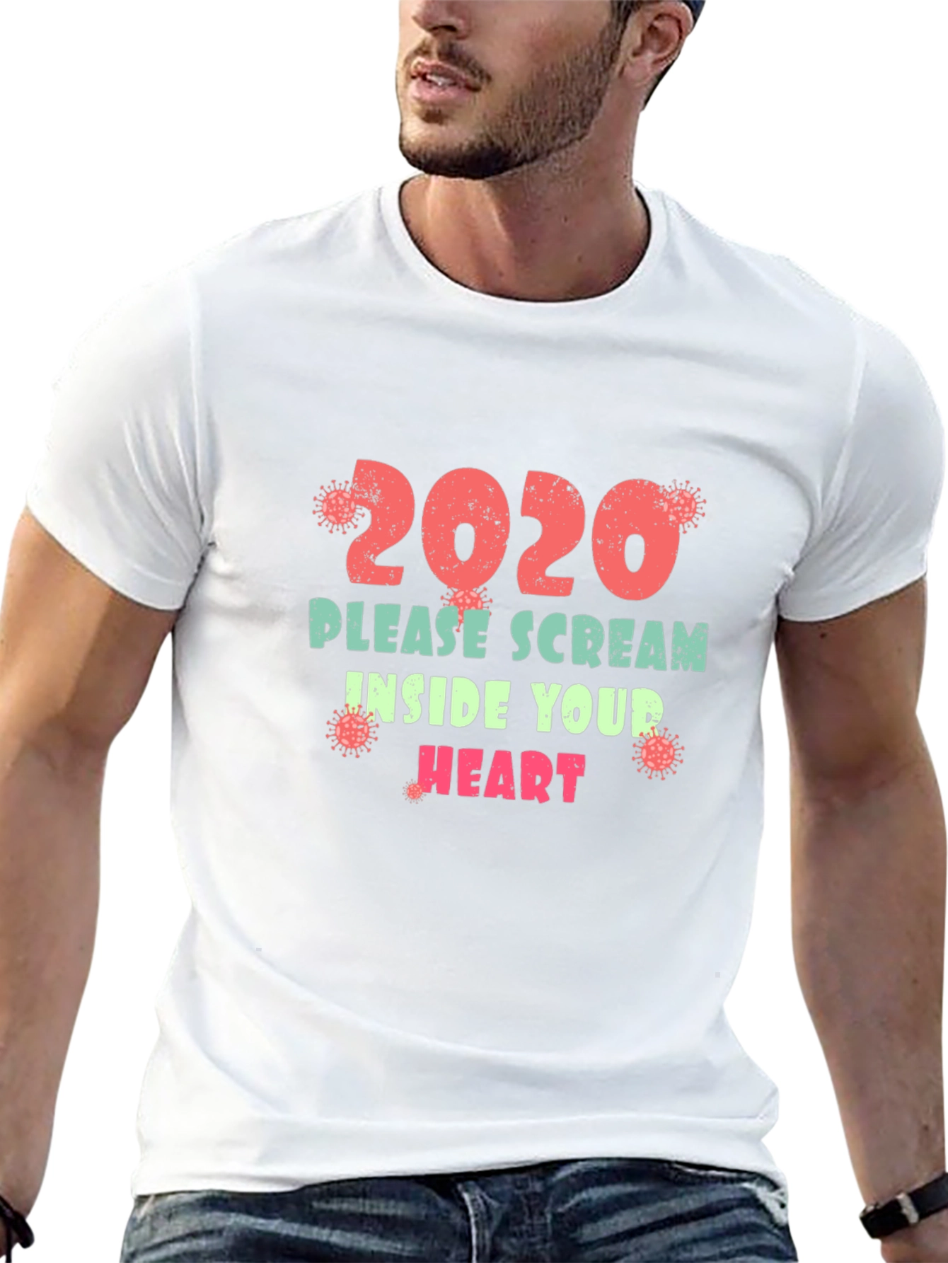 2020 Please Scream Inside Your Heart Funny T-Shirt